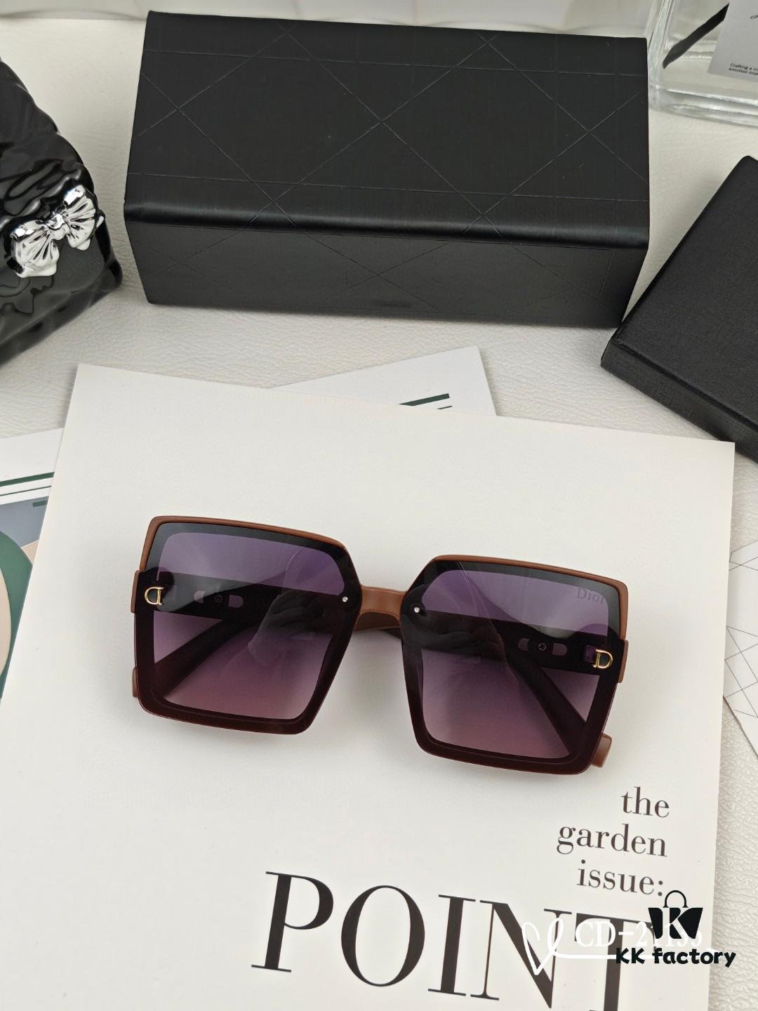 DIOR France TR90 Lightweight Sunglasses with Polarized Lenses, Model 21135