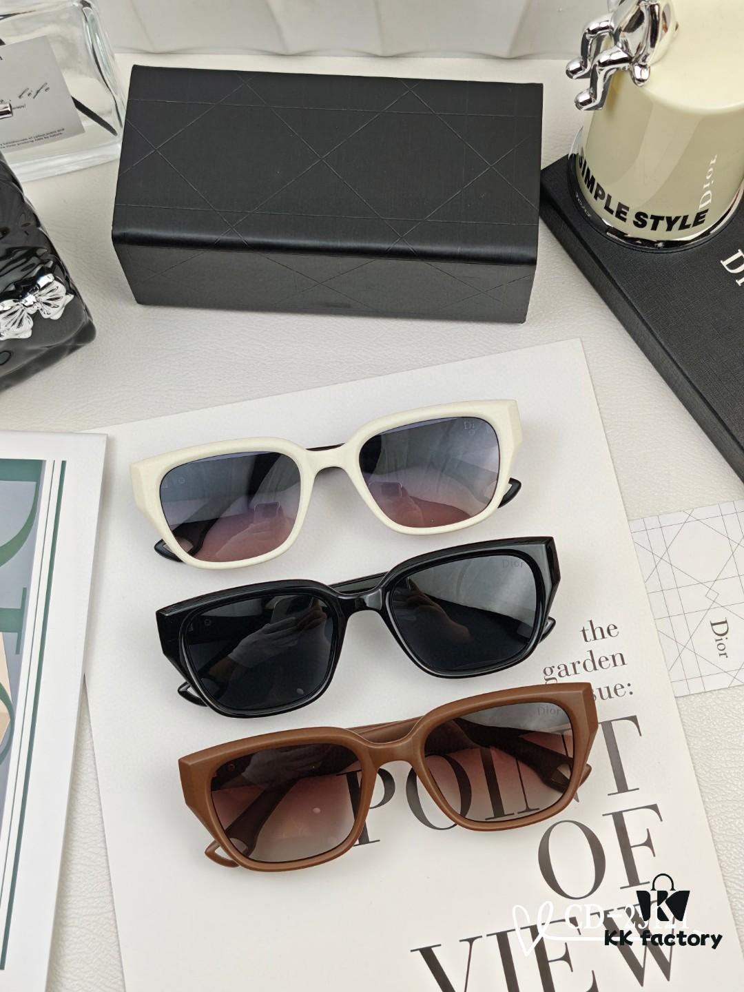 DIOR France TR90 Lightweight Sunglasses with Polarized Lenses, Model 25121