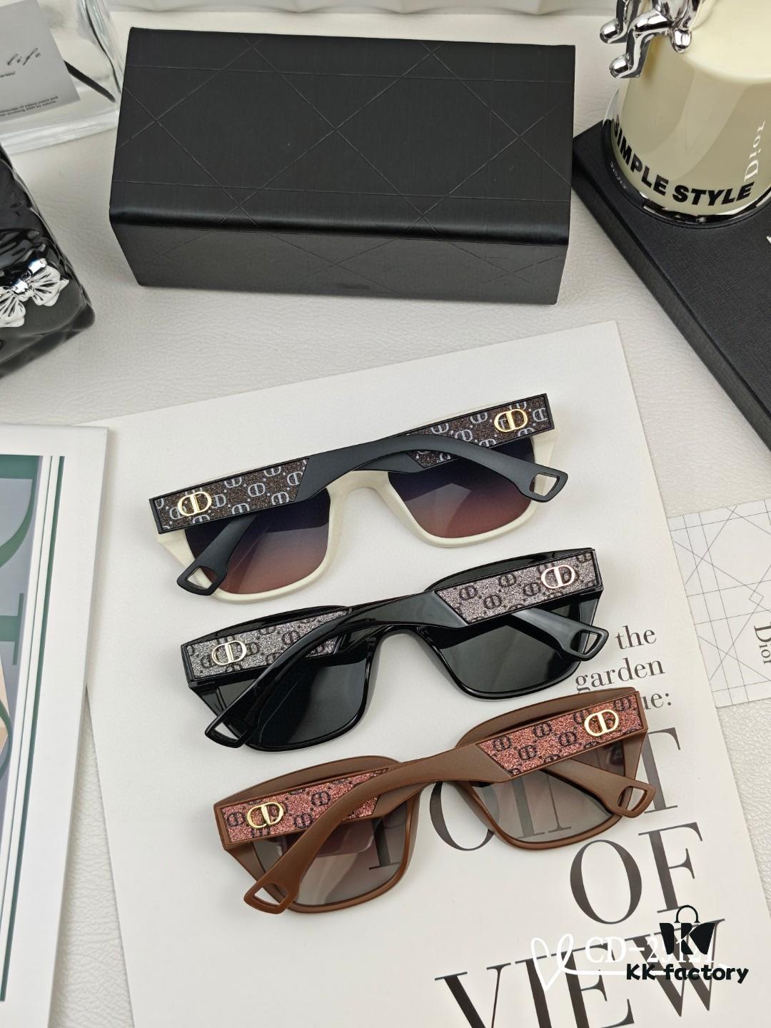 DIOR France TR90 Lightweight Sunglasses with Polarized Lenses, Model 25121