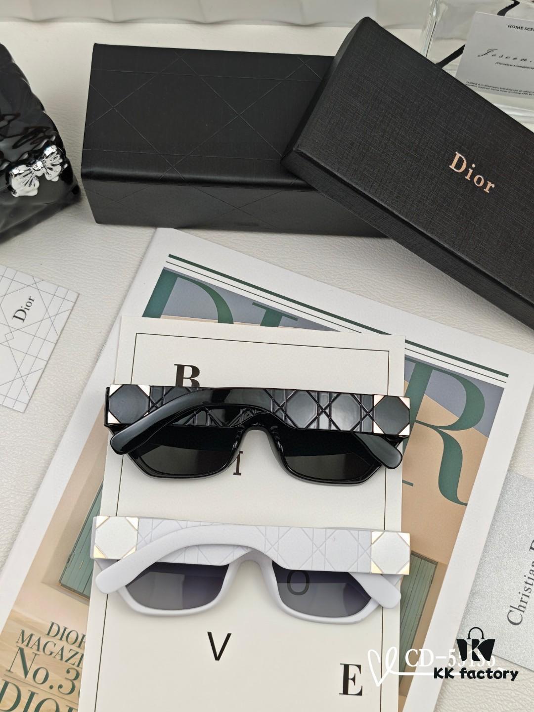 DIOR France TR90 Lightweight Sunglasses with Polarized Lenses, Model 55156