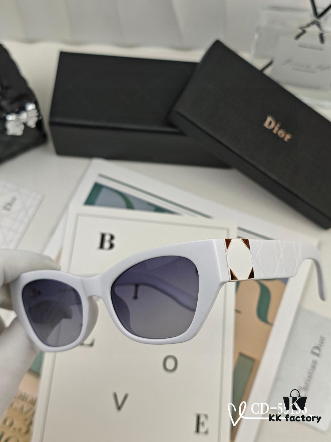 DIOR France TR90 Lightweight Sunglasses with Polarized Lenses, Model 55156