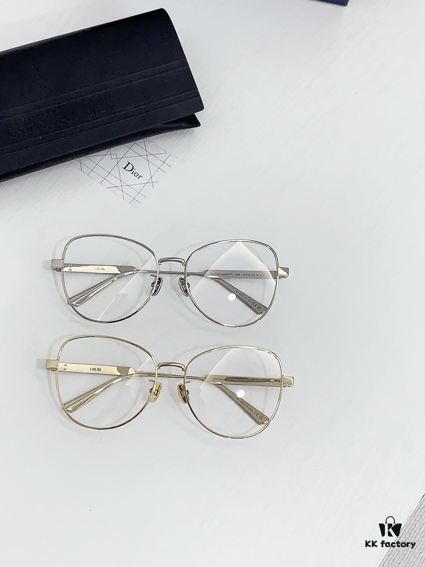 130 High-Quality Original Nose Pads, Comparable to Dior DIORCANNAGE B1F Metal Cannage Pattern Butterfly Temple Sunglasses