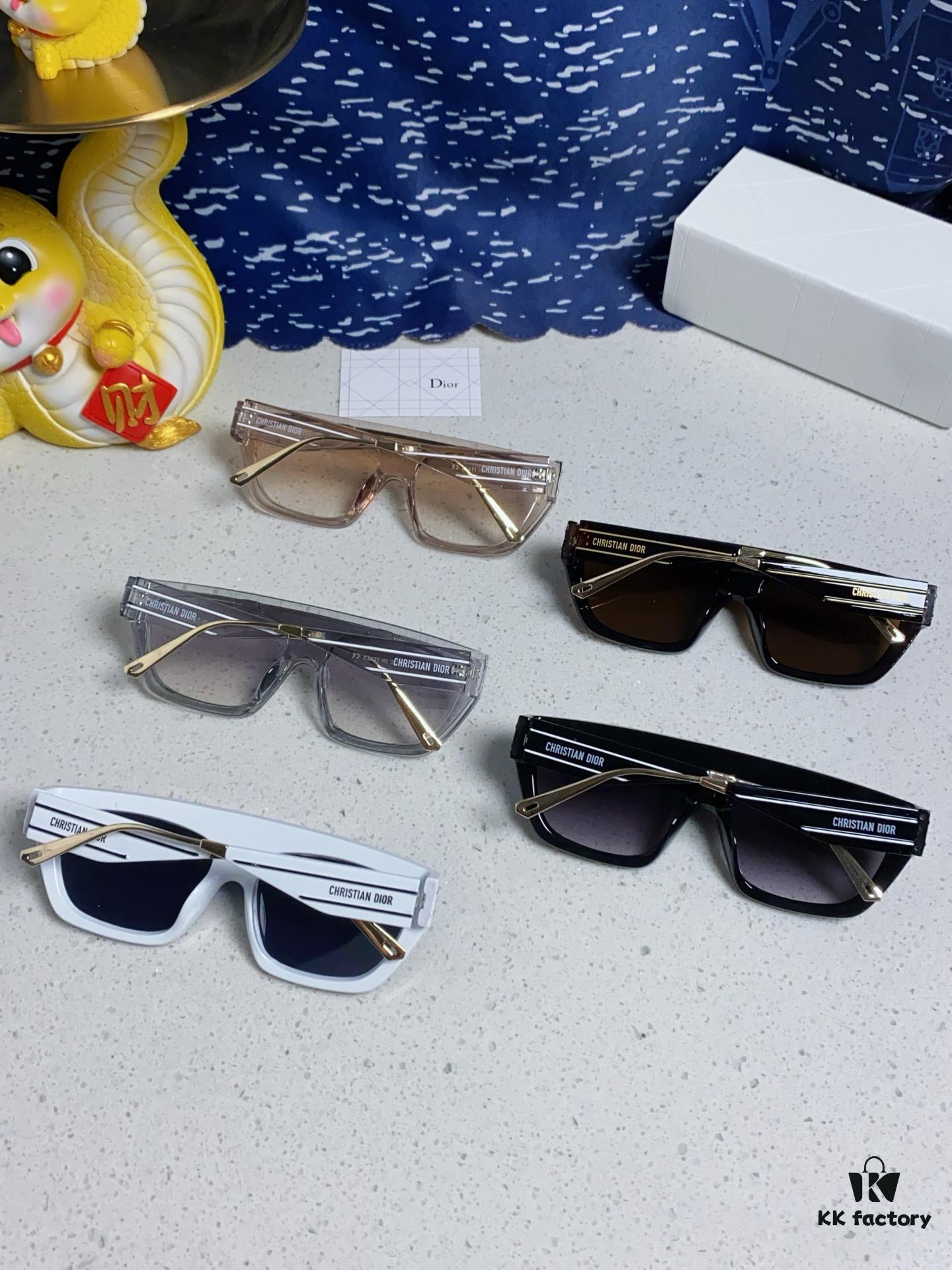 Dior 2025 Fashion New Arrival Sunglasses, High-Quality Stylish Acetate Square Frame UV Protection Women's Eyewear