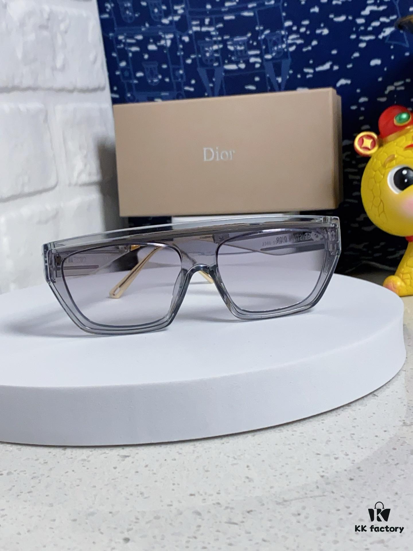 Dior 2025 Fashion New Arrival Sunglasses, High-Quality Stylish Acetate Square Frame UV-Protective Women's Shades