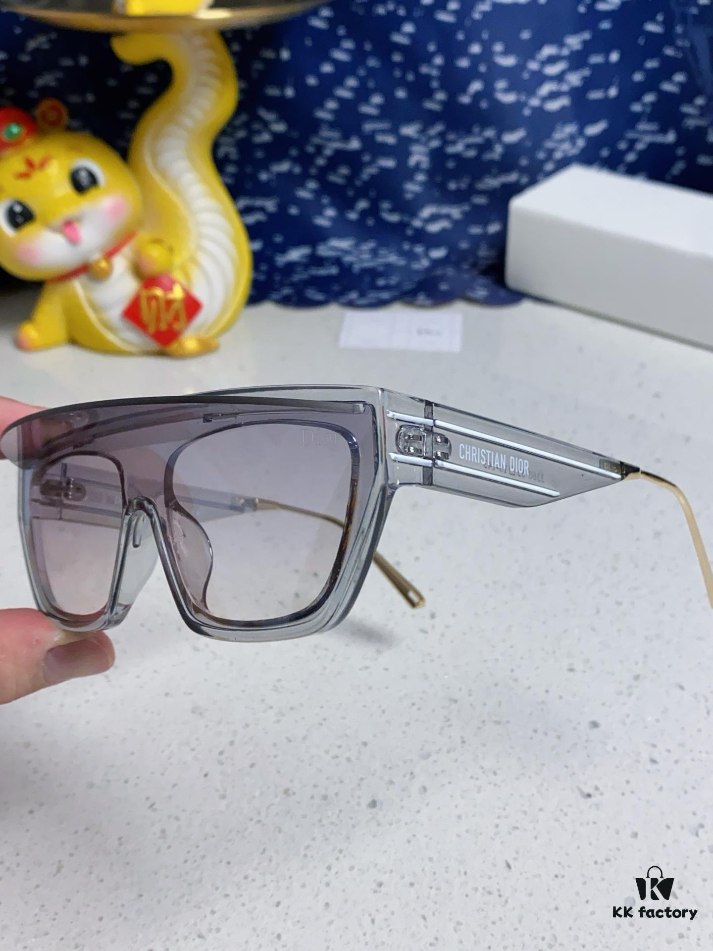 Dior 2025 Fashion New Arrival Sunglasses, High-Quality Stylish Acetate Square Frame UV-Protective Women's Shades