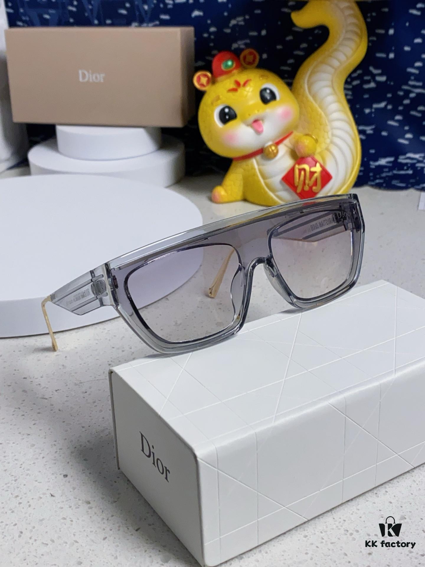 Dior 2025 Fashion New Arrival Sunglasses, High-Quality Stylish Acetate Square Frame UV-Protective Women's Shades