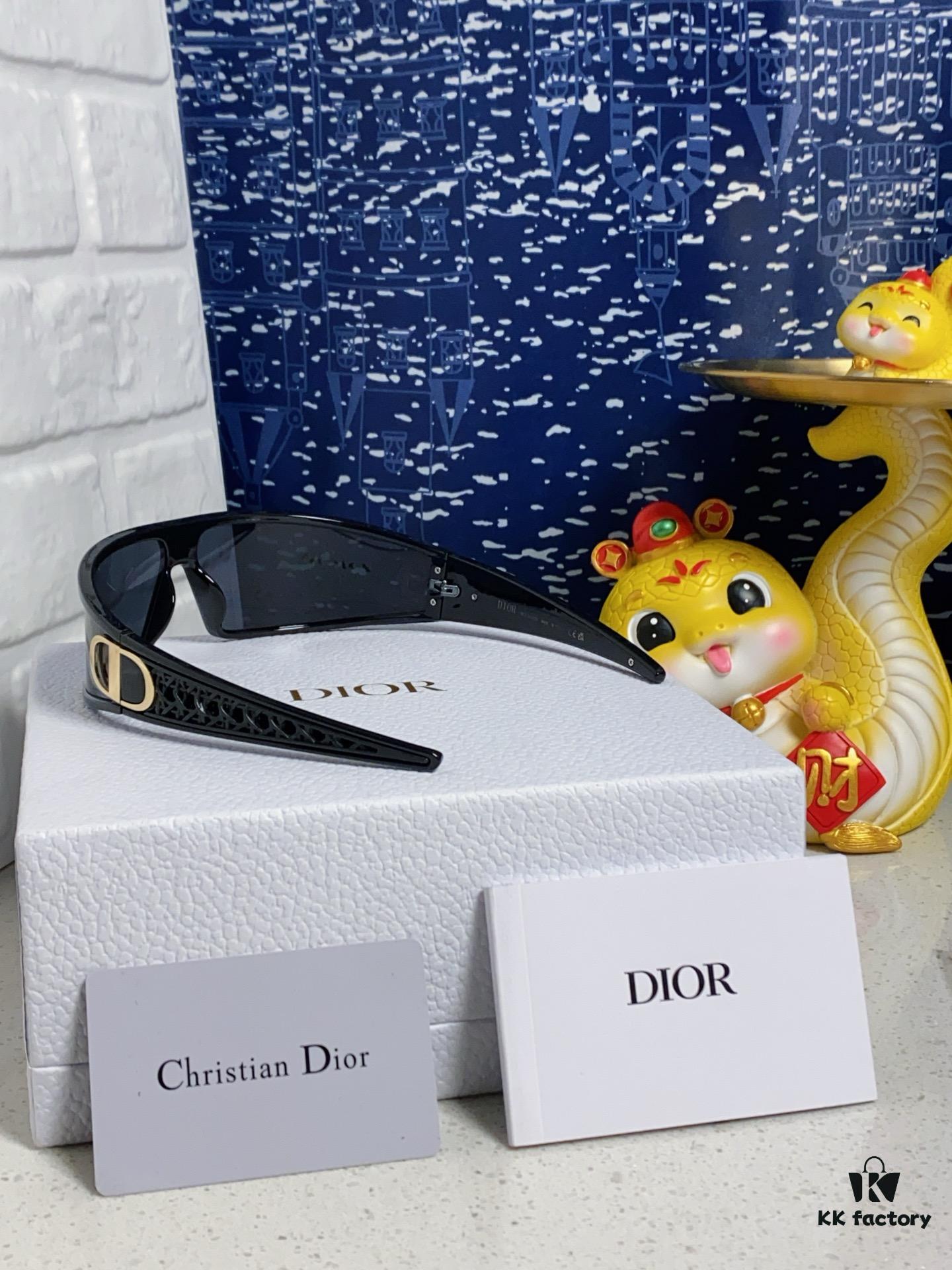 High-Quality Adjustable Dior 2025 New Arrival Sunglasses with Headband Universal Design, High-Version Release, Futuristic Pilot-Style Windproof Riding Sunglasses for Men and Women, Hip-Hop Disco Headband Glasses