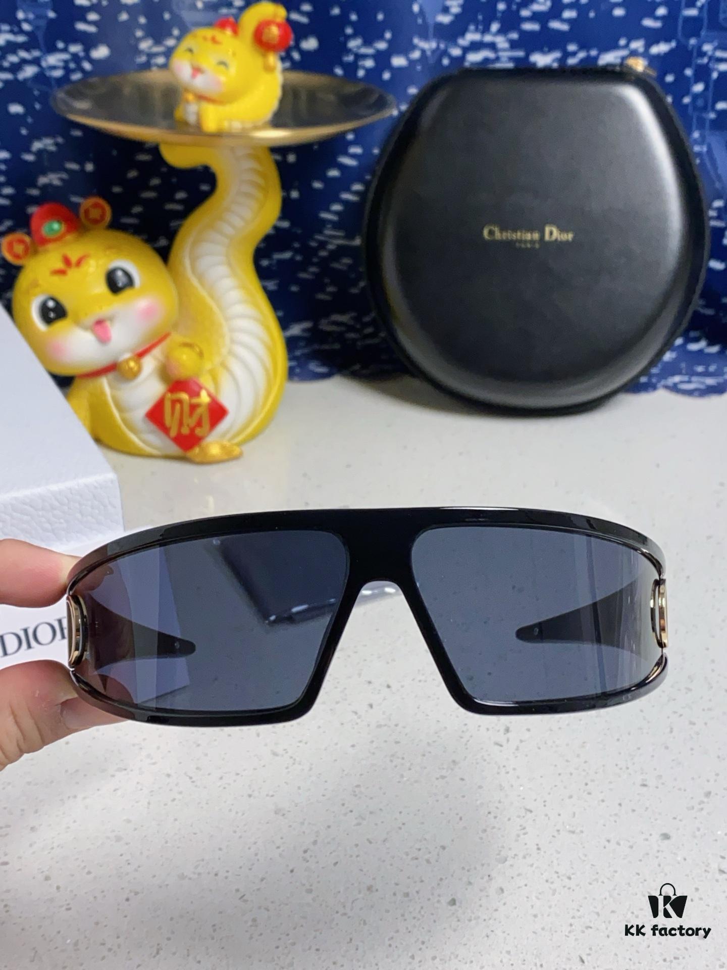 High-Quality Adjustable Dior 2025 New Arrival Sunglasses with Headband Universal Design, High-Version Release, Futuristic Pilot-Style Windproof Riding Sunglasses for Men and Women, Hip-Hop Disco Headband Glasses