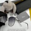 DIOR Volcano Umbrella Fashion Round Frame Sunglasses Lens Top Luxury High Quality Women's Driving Sunglasses Model: CD4311