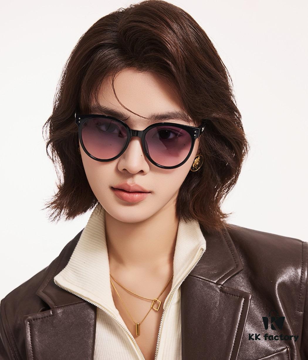 【DIOR】2025 Spring New Arrival Trendy Fashion Round Frame Polarized Sunglasses High Quality Comfortable Wear Influencer Favorite Model: D5106