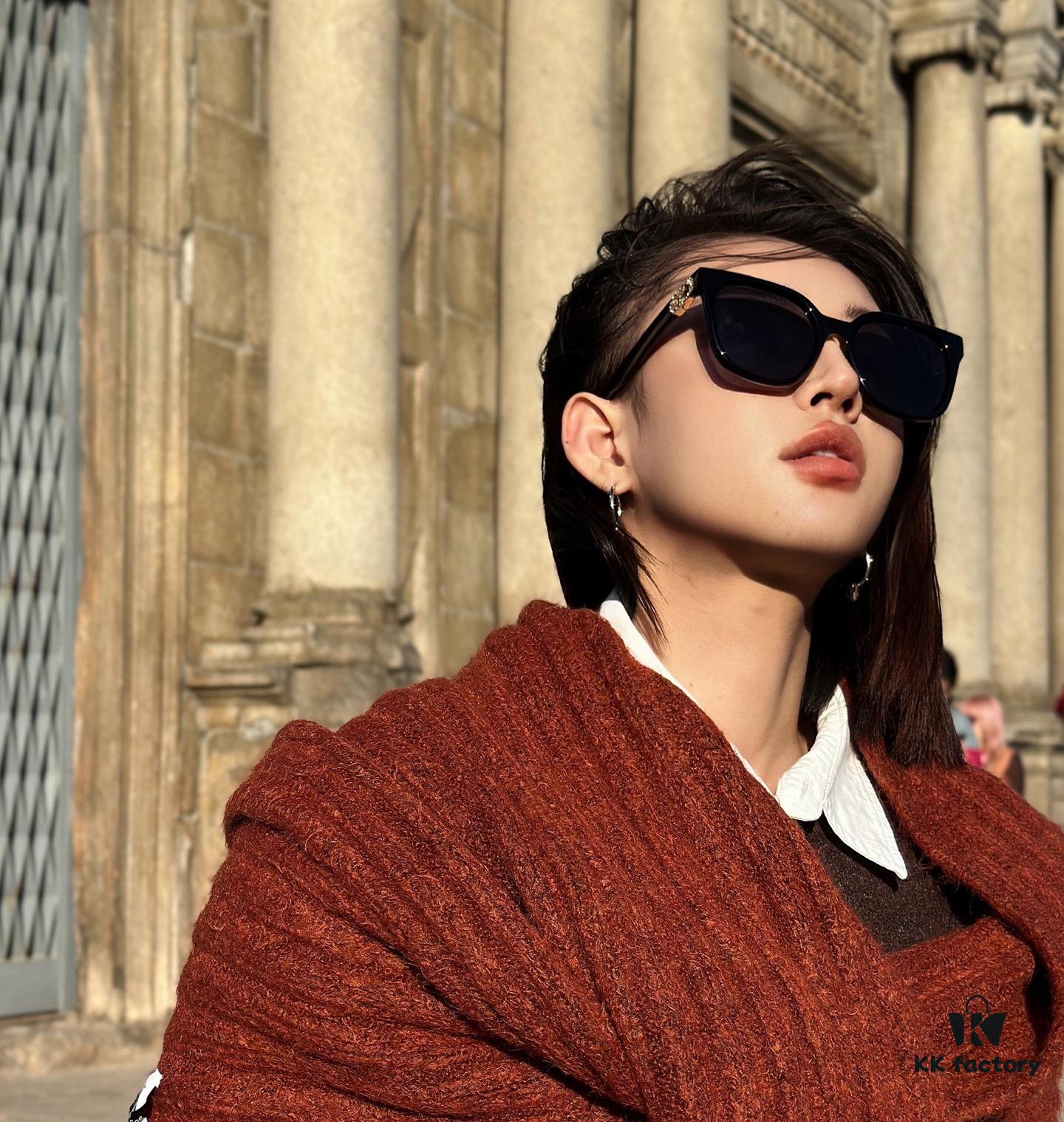 【DIOR】2025 Spring New Arrival Trendy Fashion Square Polarized Sunglasses High-Quality Comfortable Wear Unisex Influencer Style UV Protection Thickened Lenses for Women 🕶️ High-Quality TR Frame Model: CD2908
