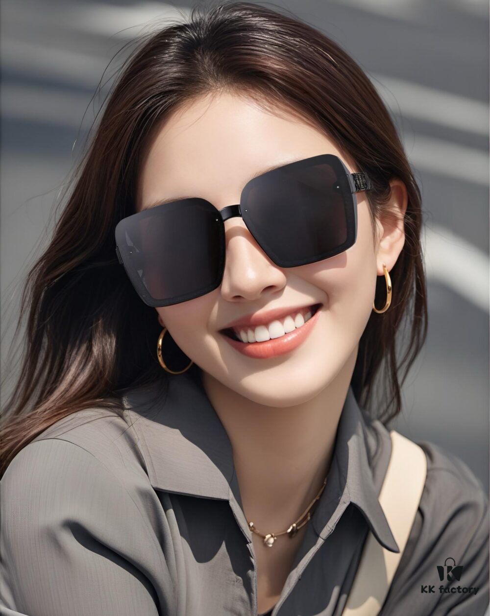 DIOR 2025 Spring New Arrival Trendy Fashion Square Polarized Sunglasses High Quality Comfortable Wear Influencer Style Shades Model: CD6612
