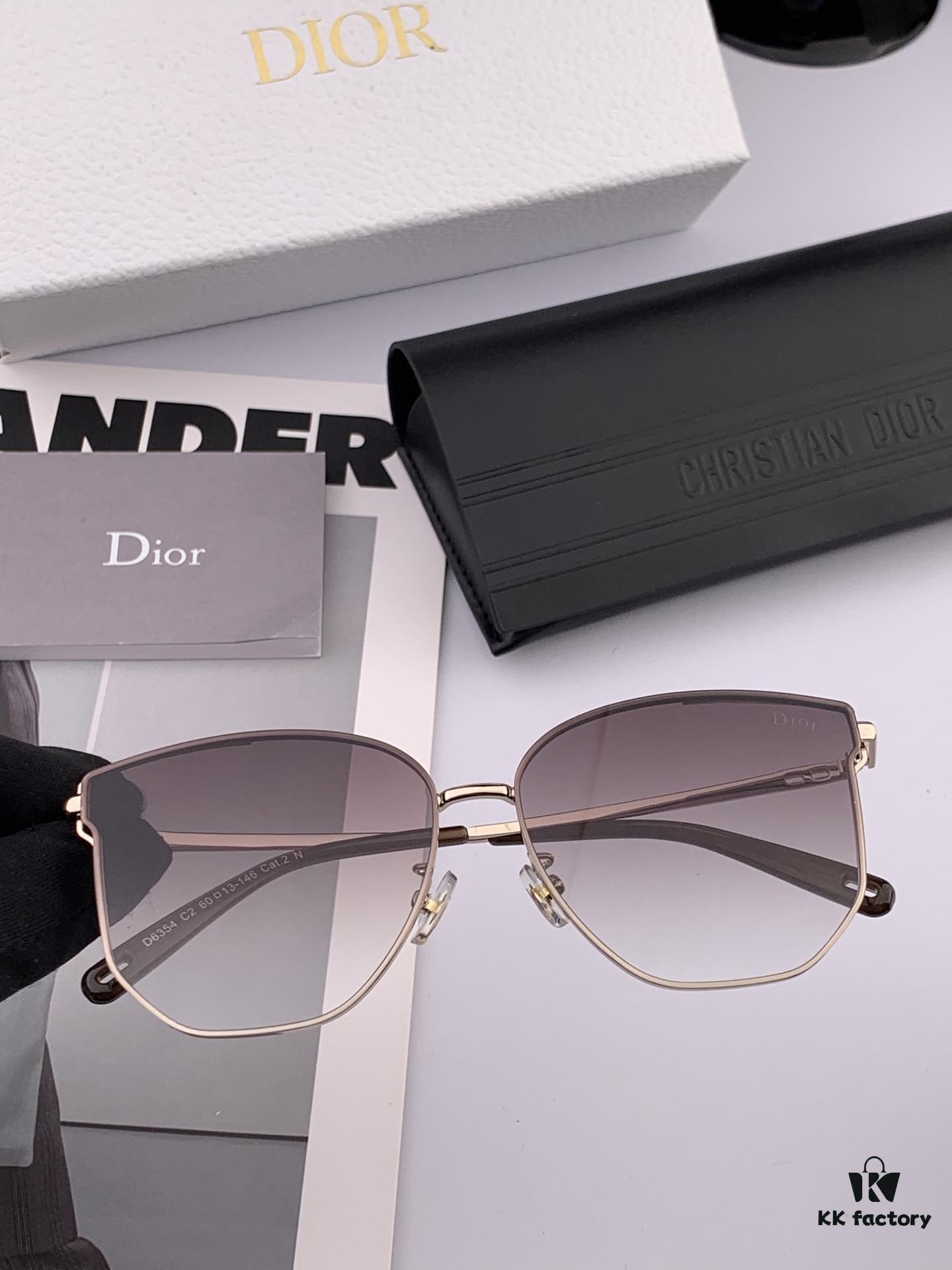 Dior Nylon Polarized Unisex Sunglasses, Frameless Multi-Faceted Design, UV Protection, Model CD4635