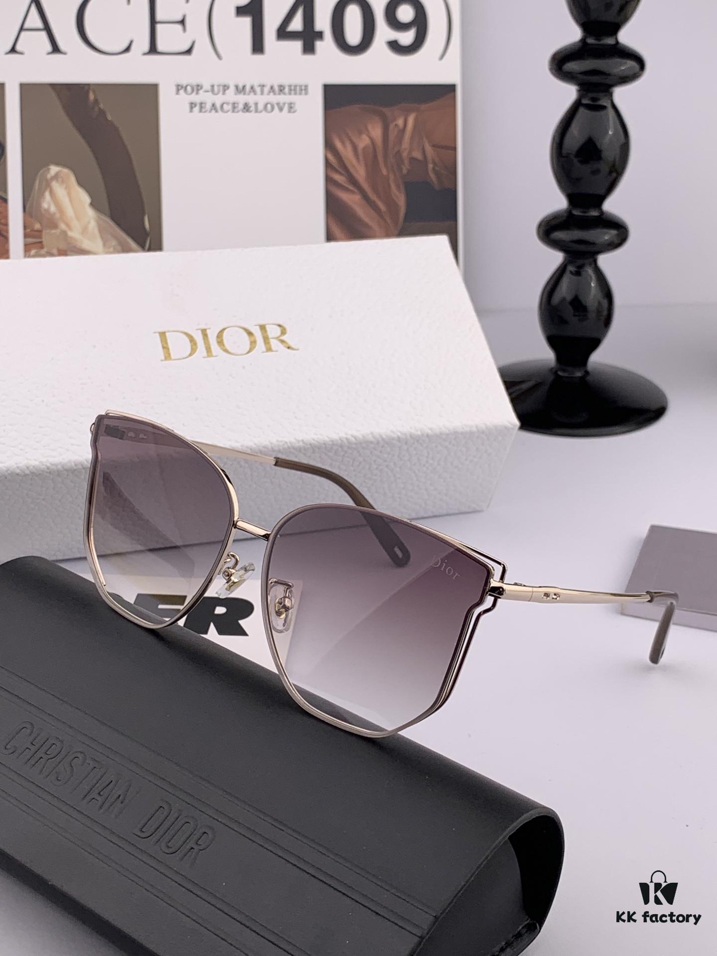 Dior Nylon Polarized Unisex Sunglasses, Frameless Multi-Faceted Design, UV Protection, Model CD4635