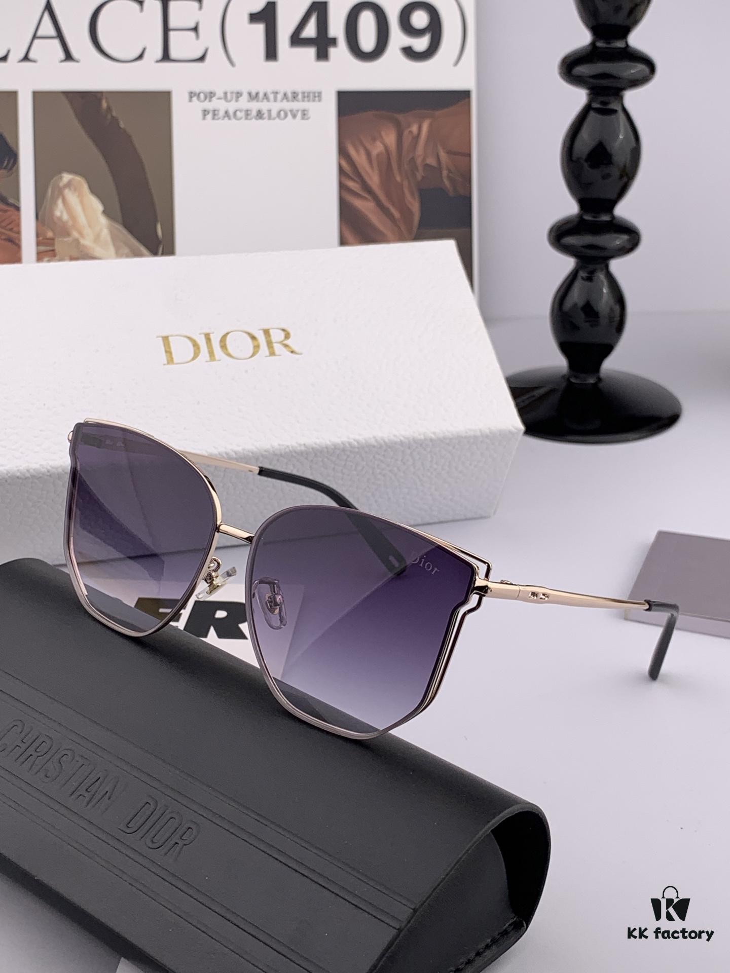 Dior Nylon Polarized Unisex Sunglasses, Frameless Multi-Faceted Design, UV Protection, Model CD4635