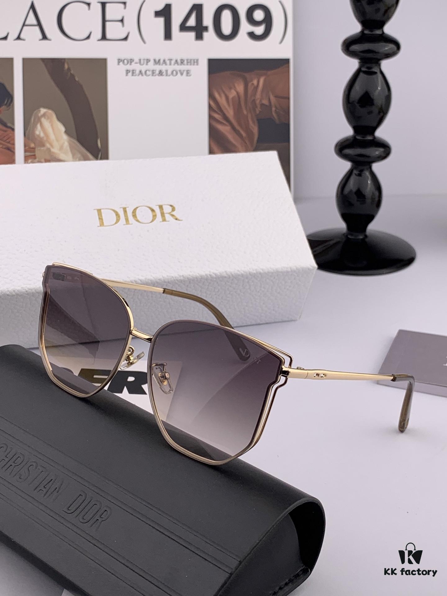 Dior Nylon Polarized Unisex Sunglasses, Frameless Multi-Faceted Design, UV Protection, Model CD4635