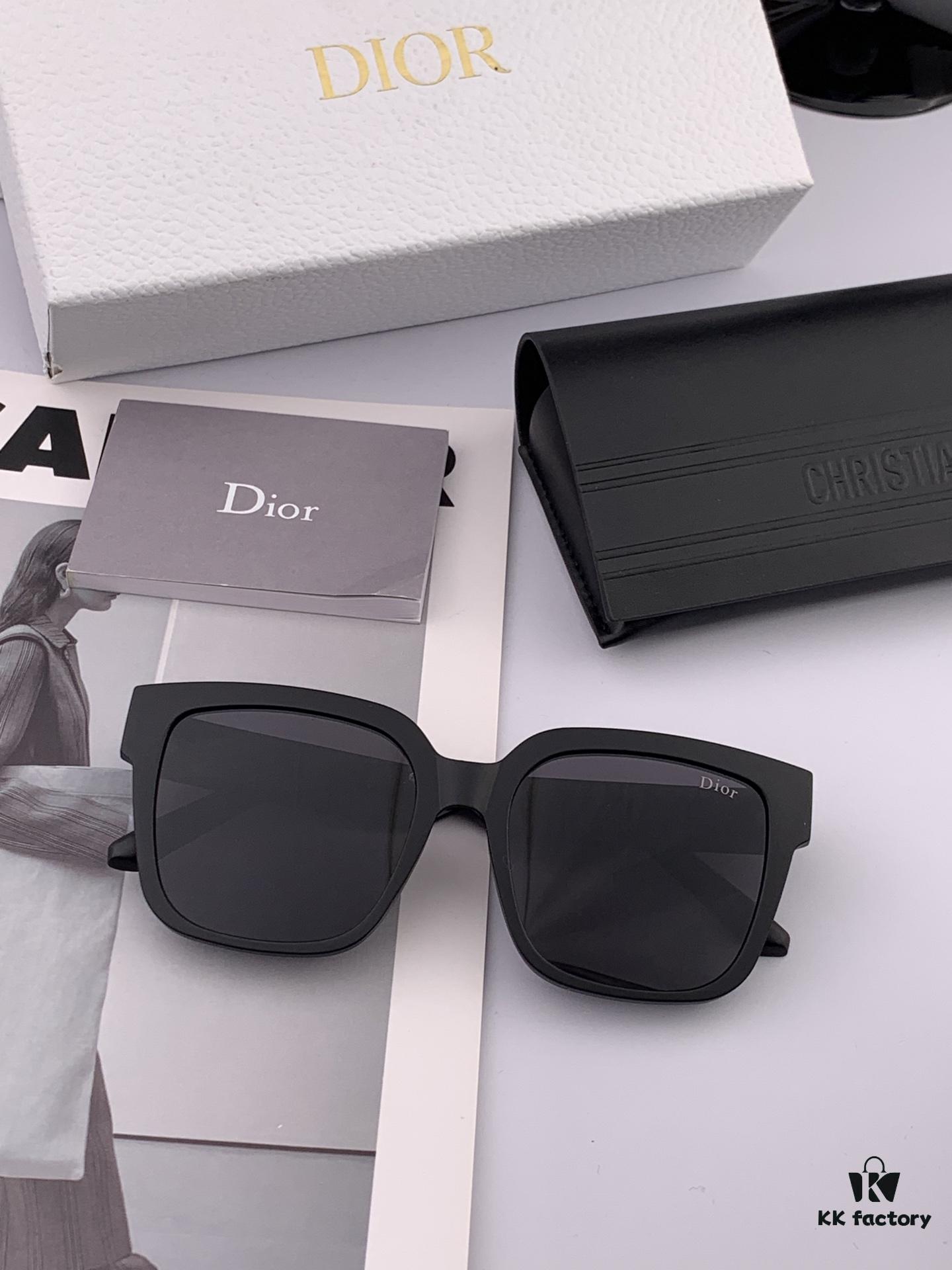 【DIOR-DAIOR】2025 Spring New Arrival Trendy Fashion Square Frame Sunglasses High Quality Comfortable Wear Influencer Popular Style Model: D8304 Sunglasses
