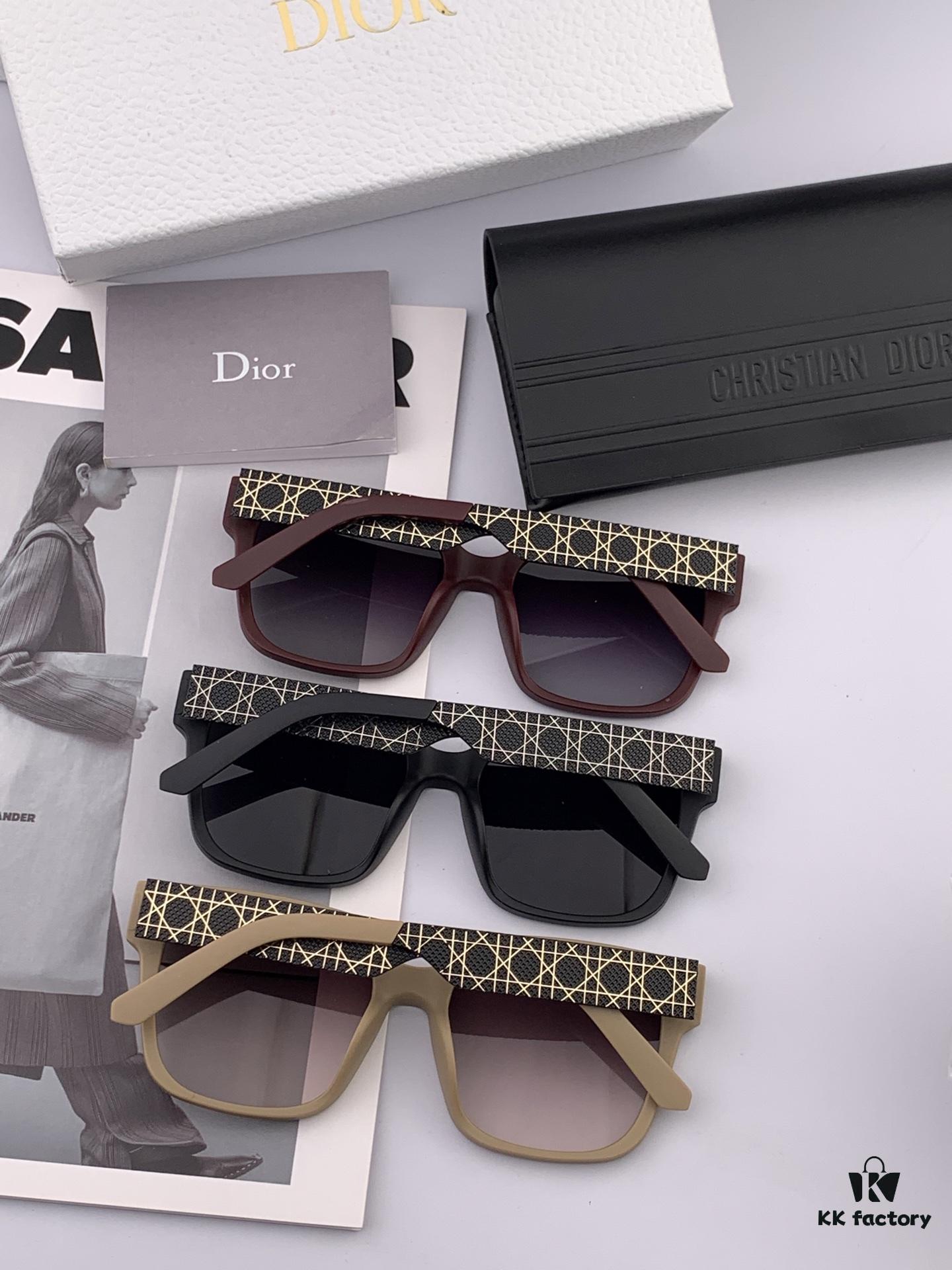 【DIOR-DAIOR】2025 Spring New Arrival Trendy Fashion Square Frame Sunglasses High Quality Comfortable Wear Influencer Popular Style Model: D8304 Sunglasses