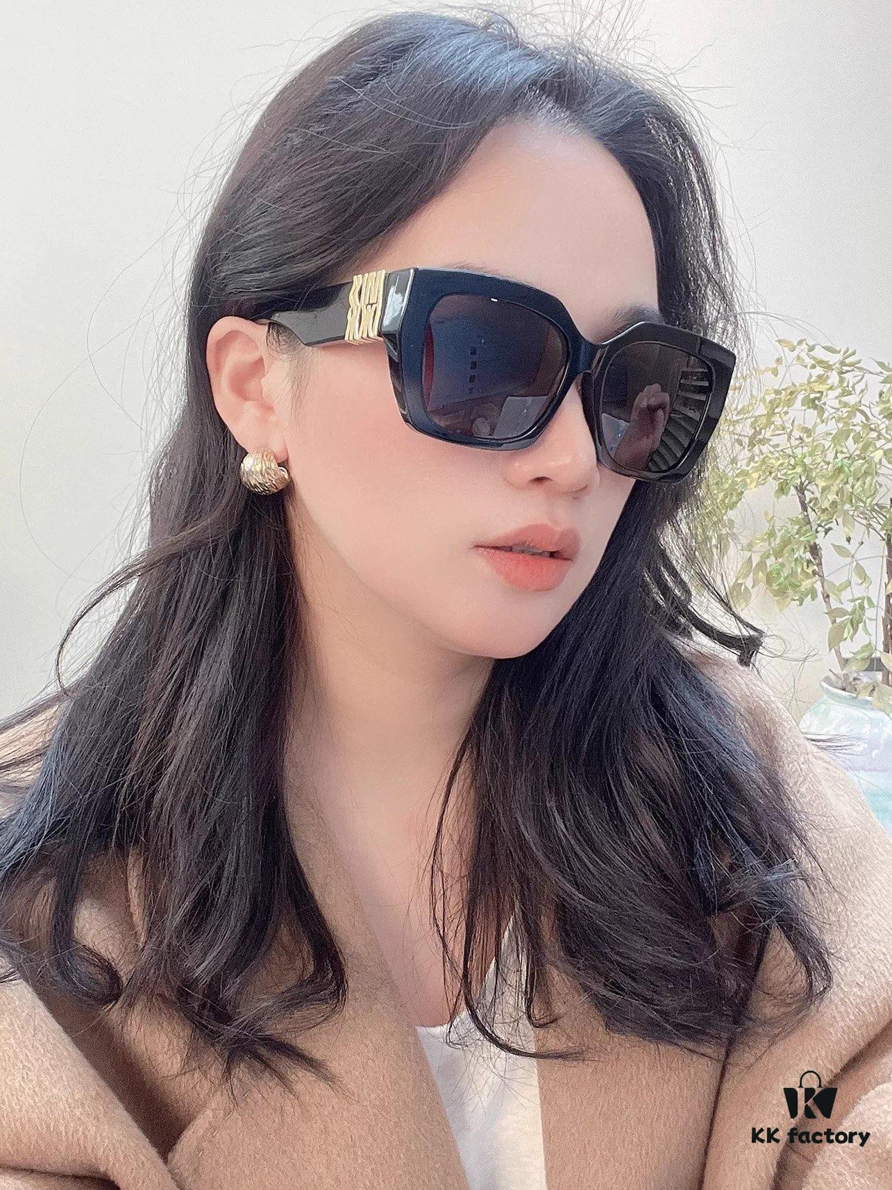 DIOR 2025 New Arrival Trendy Fashion Square Frame Sunglasses Comfortable Fit Influencer Style Women's HD Thick Polarized Sunglasses