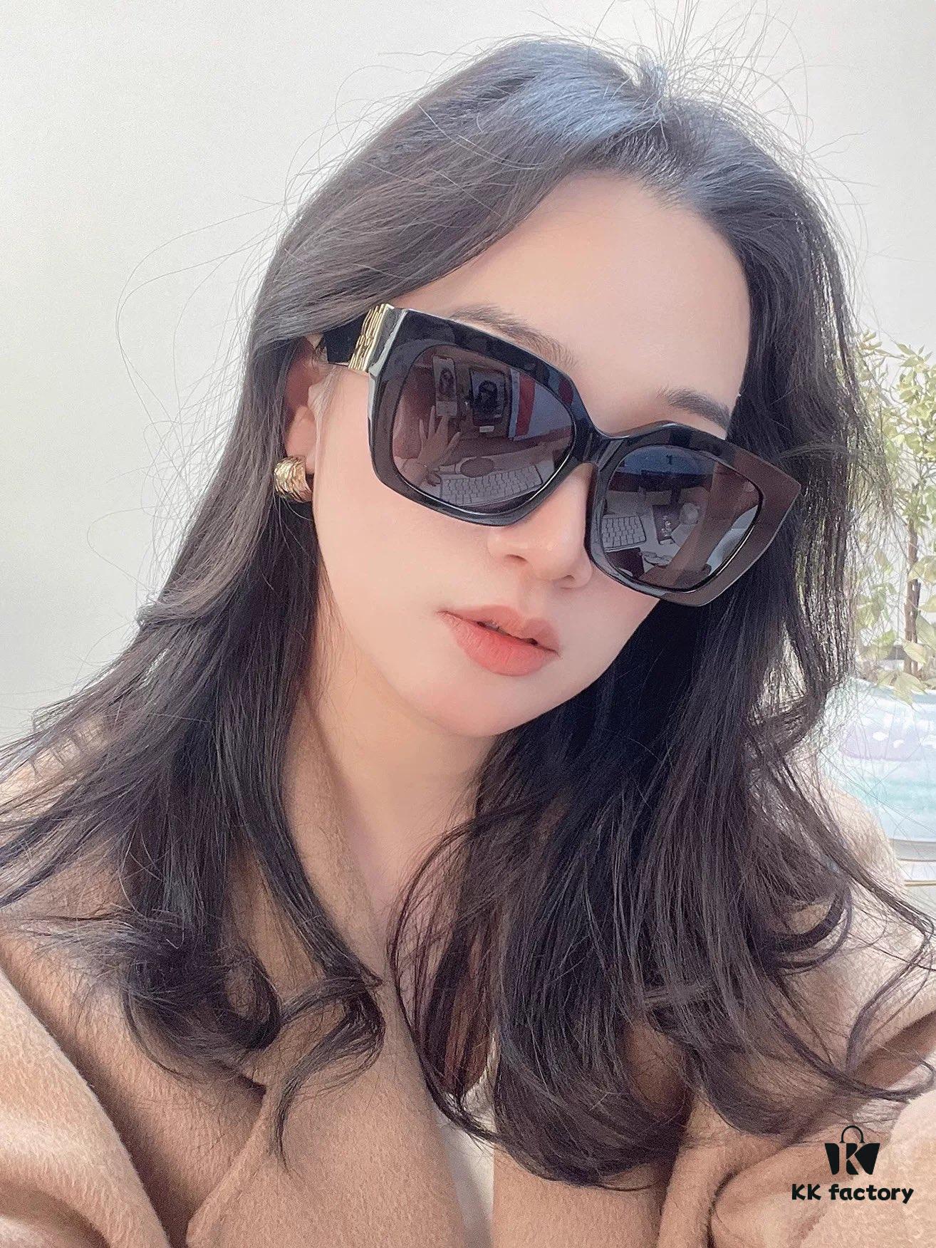 DIOR 2025 New Arrival Trendy Fashion Square Frame Sunglasses Comfortable Fit Influencer Style Women's HD Thick Polarized Sunglasses