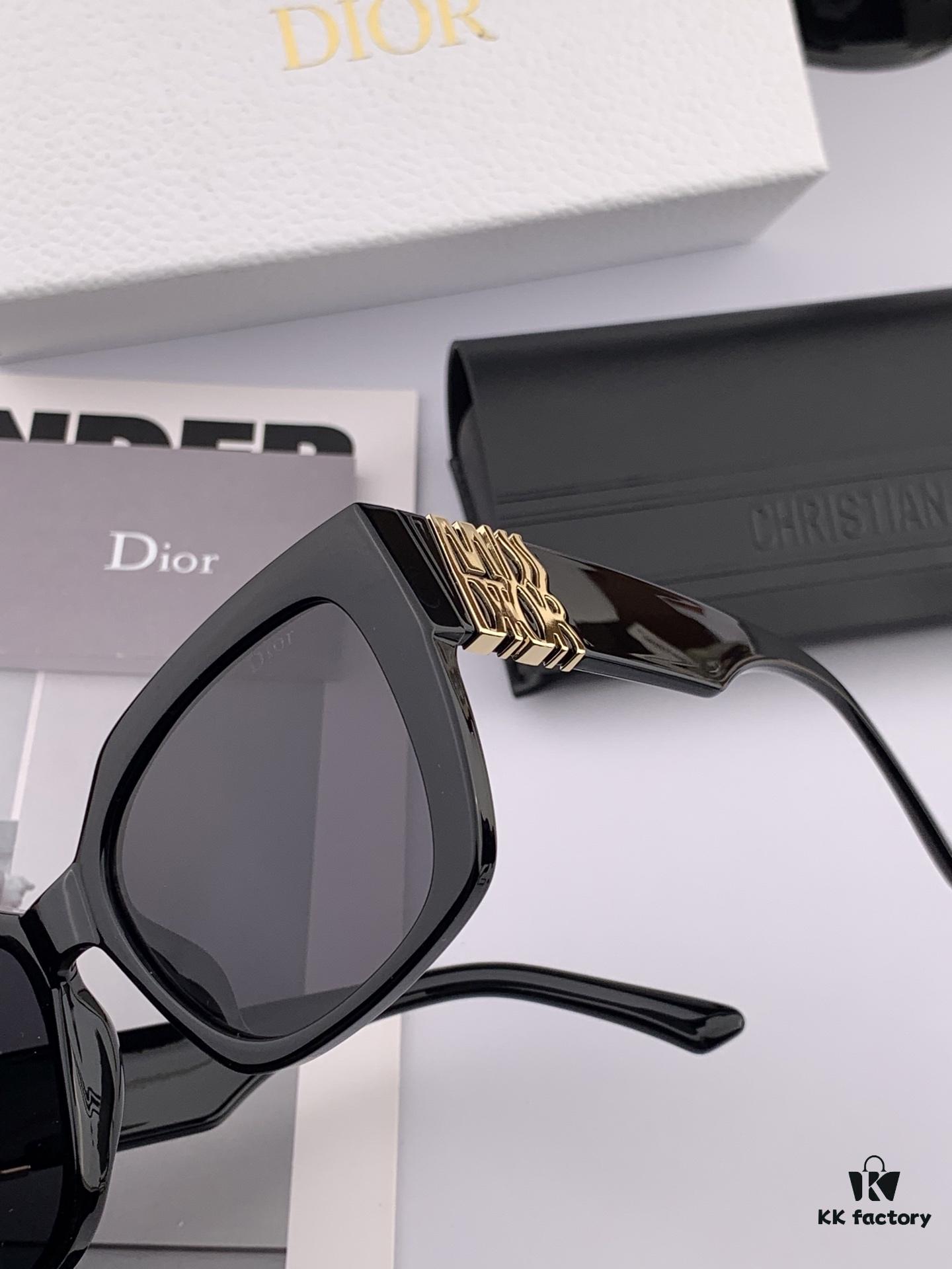 DIOR 2025 New Arrival Trendy Fashion Square Frame Sunglasses Comfortable Fit Influencer Style Women's HD Thick Polarized Sunglasses