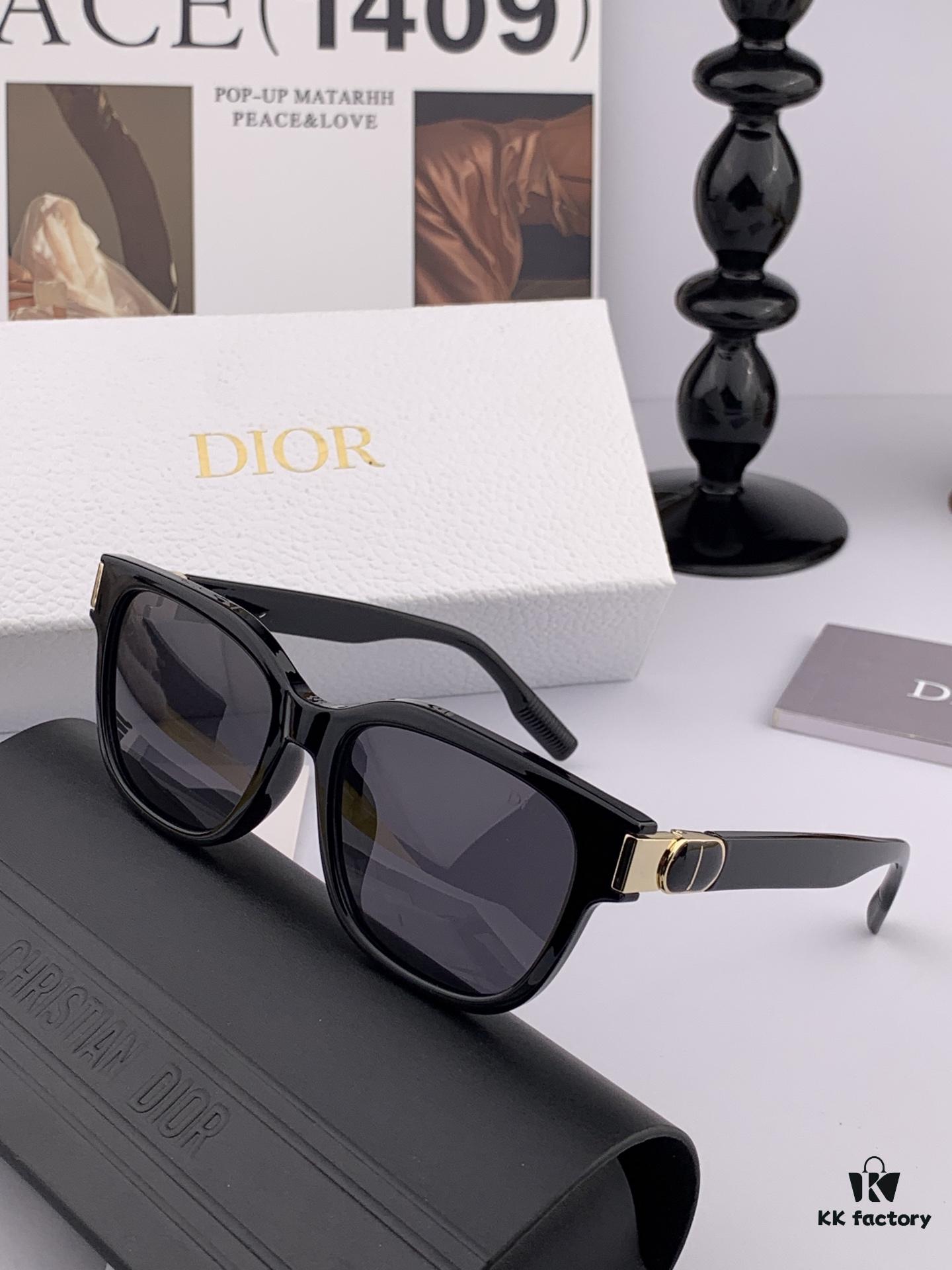 【DIOR】2025 Spring New Arrival Trendy Fashion Rectangular Polarized Sunglasses High-Quality Comfortable Fit Influencer Favorite Women's HD Polarized Sunglasses 🕶️ High-Quality TR Frame Model: CD6113
