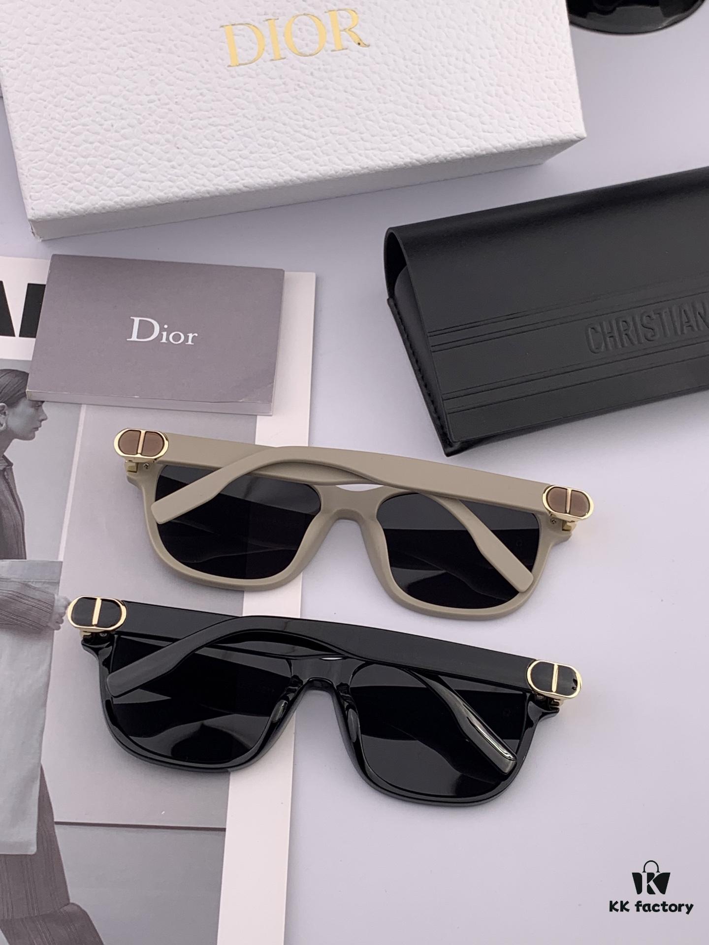 【DIOR】2025 Spring New Arrival Trendy Fashion Rectangular Polarized Sunglasses High-Quality Comfortable Fit Influencer Favorite Women's HD Polarized Sunglasses 🕶️ High-Quality TR Frame Model: CD6113