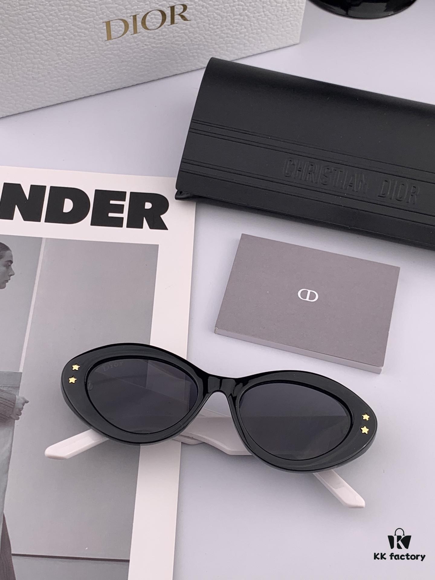 DIOR 2025 Spring New Arrival Trendy Fashion Square Frame Sunglasses High-Quality Comfortable Fit Influencer Style Women's HD Sunglasses