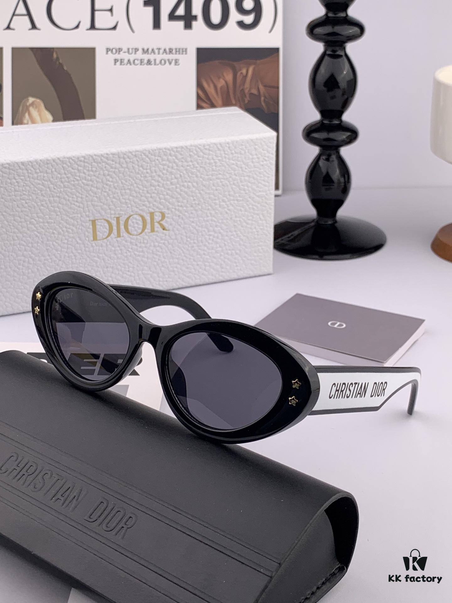 DIOR 2025 Spring New Arrival Trendy Fashion Square Frame Sunglasses High-Quality Comfortable Fit Influencer Style Women's HD Sunglasses