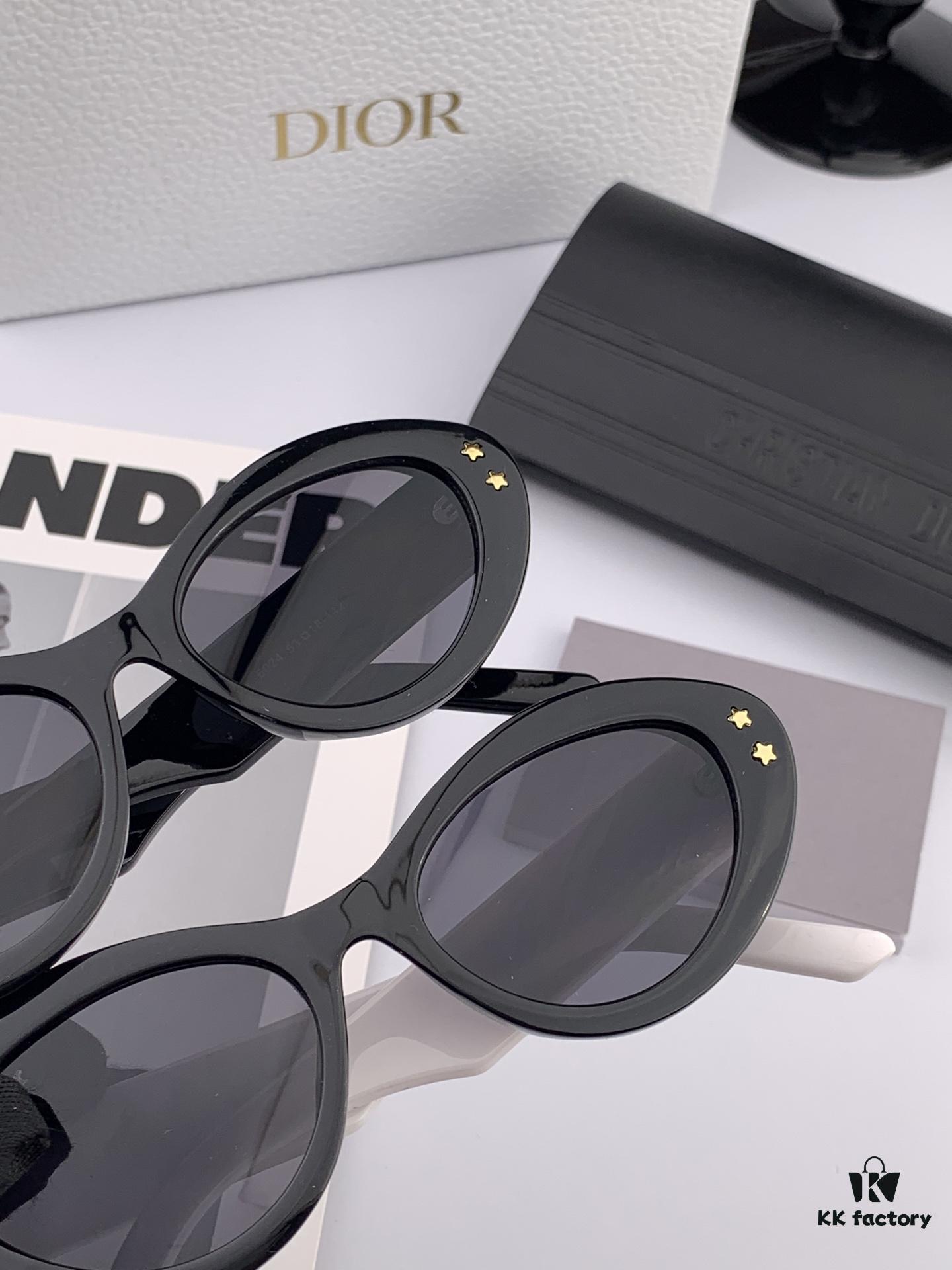 DIOR 2025 Spring New Arrival Trendy Fashion Square Frame Sunglasses High-Quality Comfortable Fit Influencer Style Women's HD Sunglasses