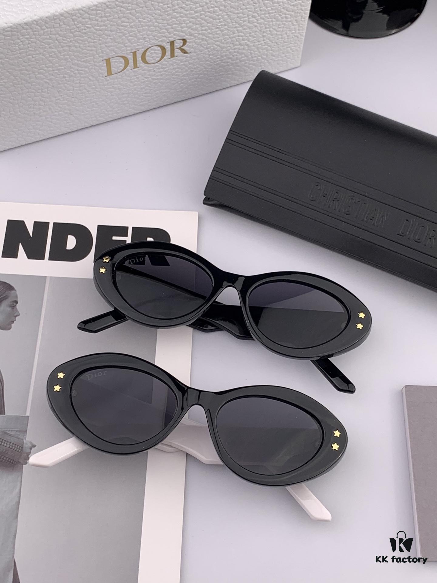 DIOR 2025 Spring New Arrival Trendy Fashion Square Frame Sunglasses High-Quality Comfortable Fit Influencer Style Women's HD Sunglasses