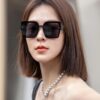【DIOR】2025 Spring New Arrival Trendy Fashion Square Polarized Sunglasses High-Quality Comfortable Wearable Influencer Popular Style Women's HD Thickened Polarized Sunglasses 🕶️ High-Quality TR Frame Model: CD1086