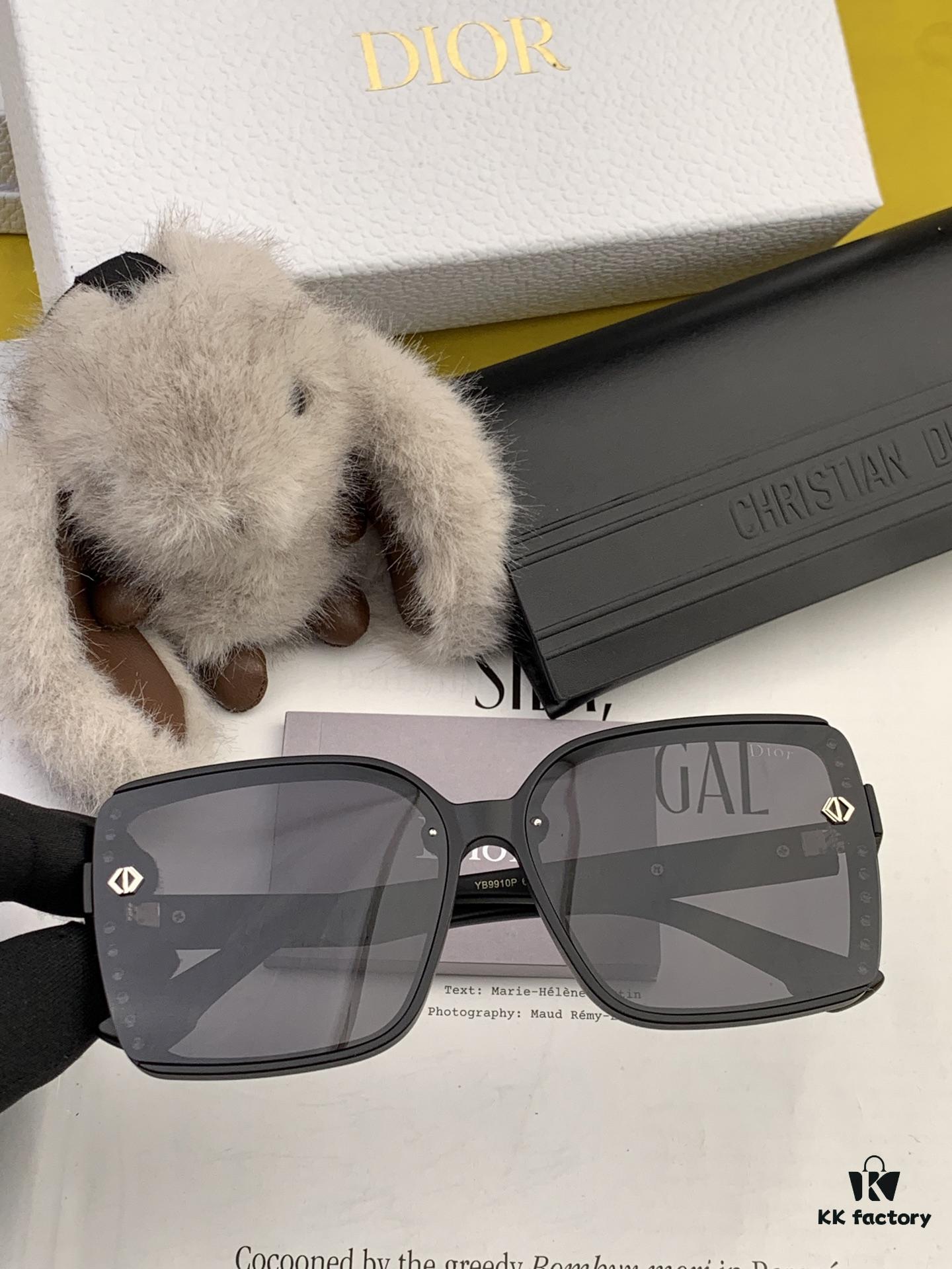 【DIOR】2025 Spring New Arrival Trendy Fashion Square Polarized Sunglasses High Quality Comfortable Wear Influencer Favorite Model: D0991 Eyewear