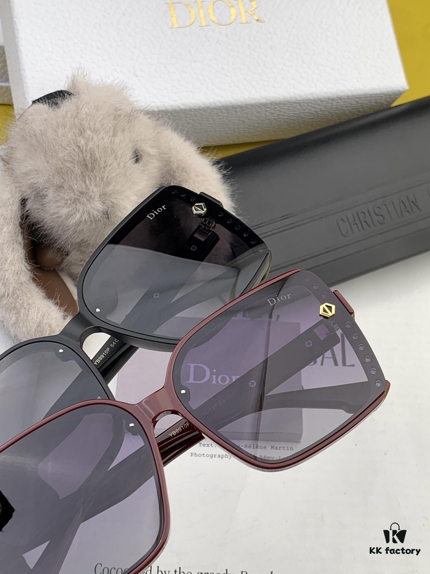 【DIOR】2025 Spring New Arrival Trendy Fashion Square Polarized Sunglasses High Quality Comfortable Wear Influencer Favorite Model: D0991 Eyewear