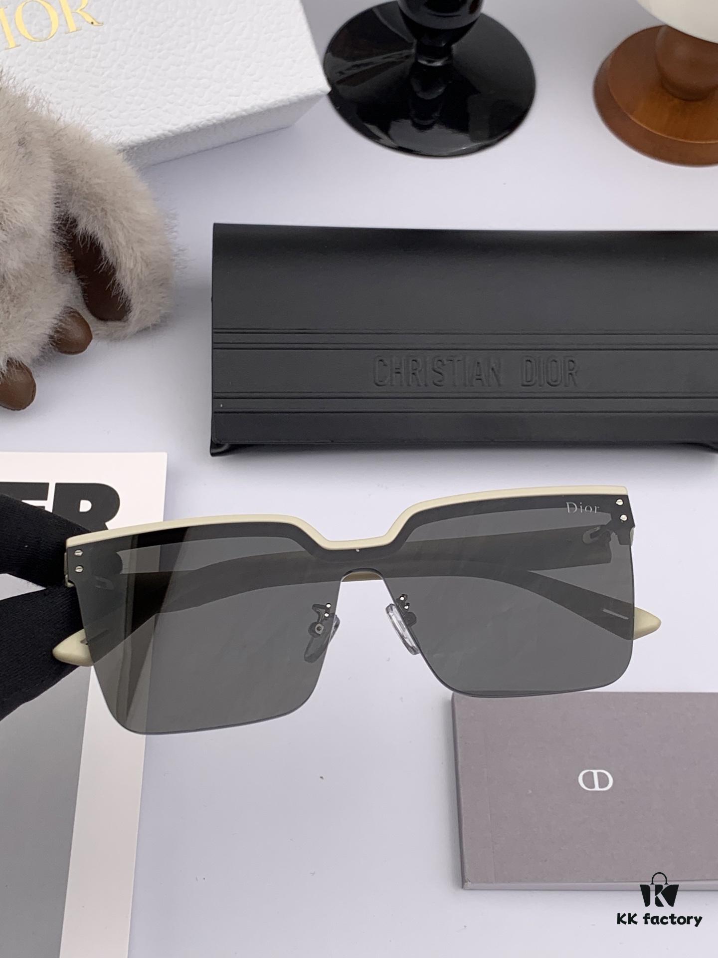 DIOR Nylon Polarized One-Piece Sunglasses, 2025 Spring New Arrival, Trendy Square Frame Polarized Sunglasses, High-Quality Comfortable Wear, Influencer-Style Women's HD Nylon Polarized Sunglasses