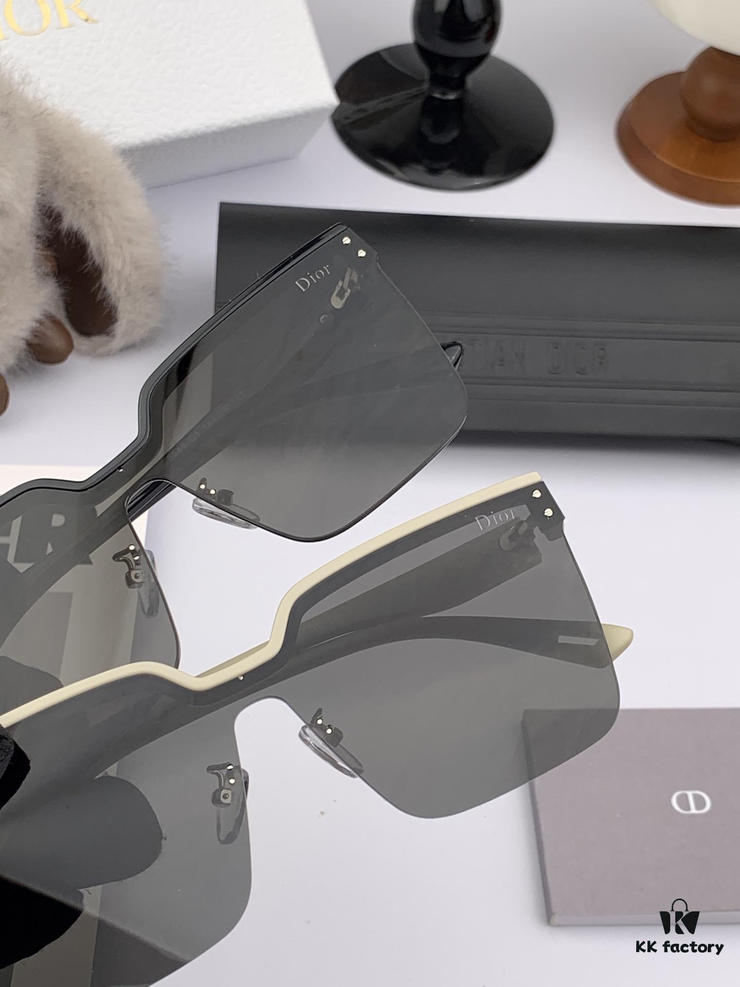 DIOR Nylon Polarized One-Piece Sunglasses, 2025 Spring New Arrival, Trendy Square Frame Polarized Sunglasses, High-Quality Comfortable Wear, Influencer-Style Women's HD Nylon Polarized Sunglasses