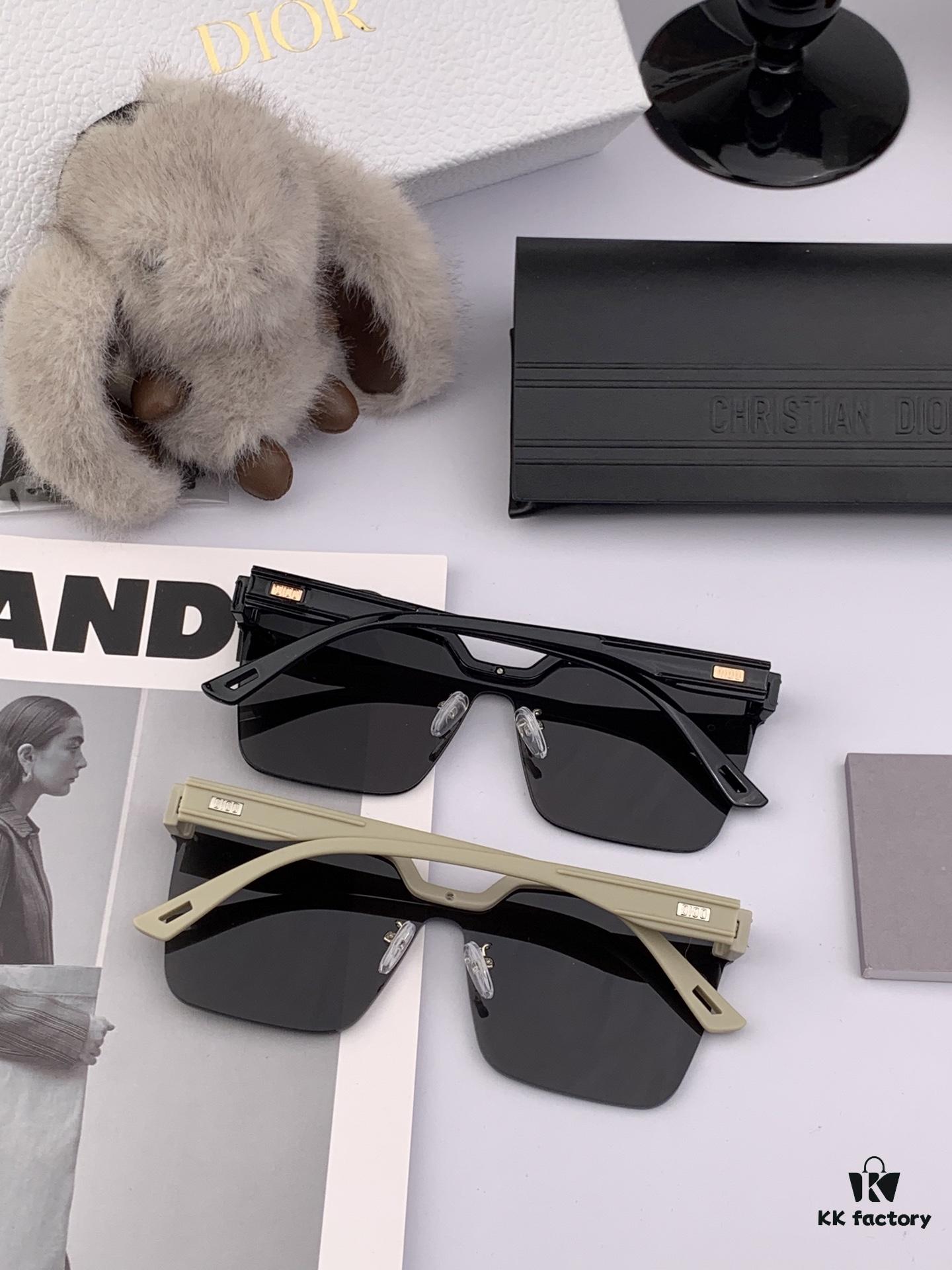 DIOR Nylon Polarized One-Piece Sunglasses, 2025 Spring New Arrival, Trendy Square Frame Polarized Sunglasses, High-Quality Comfortable Wear, Influencer-Style Women's HD Nylon Polarized Sunglasses