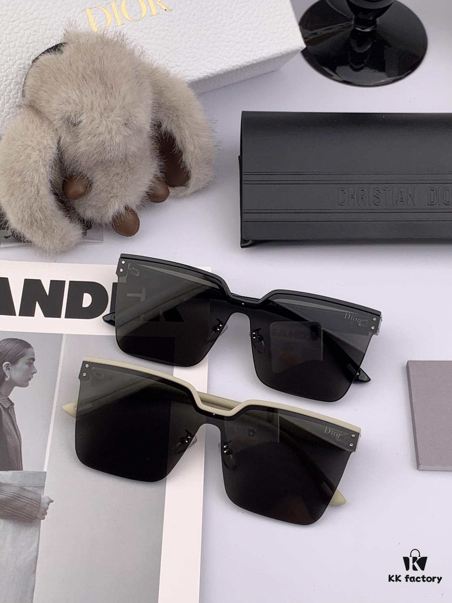 DIOR Nylon Polarized One-Piece Sunglasses, 2025 Spring New Arrival, Trendy Square Frame Polarized Sunglasses, High-Quality Comfortable Wear, Influencer-Style Women's HD Nylon Polarized Sunglasses