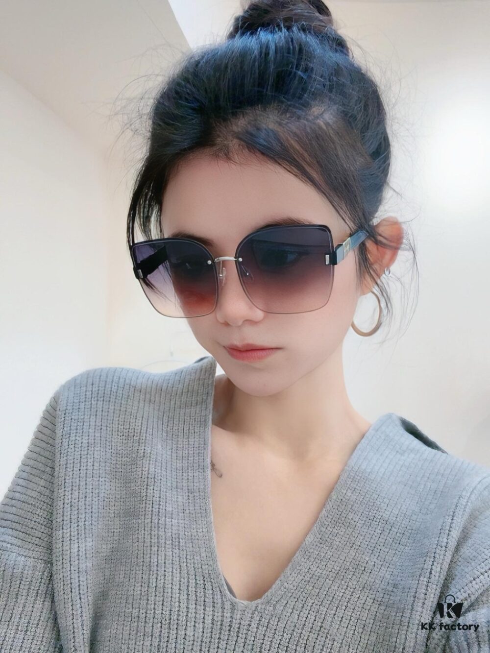 【DIOR】2025 Spring New Arrival Trendy Fashion Square Frame Sunglasses High-Quality Comfortable Wear Unisex Designer Sun Glasses
