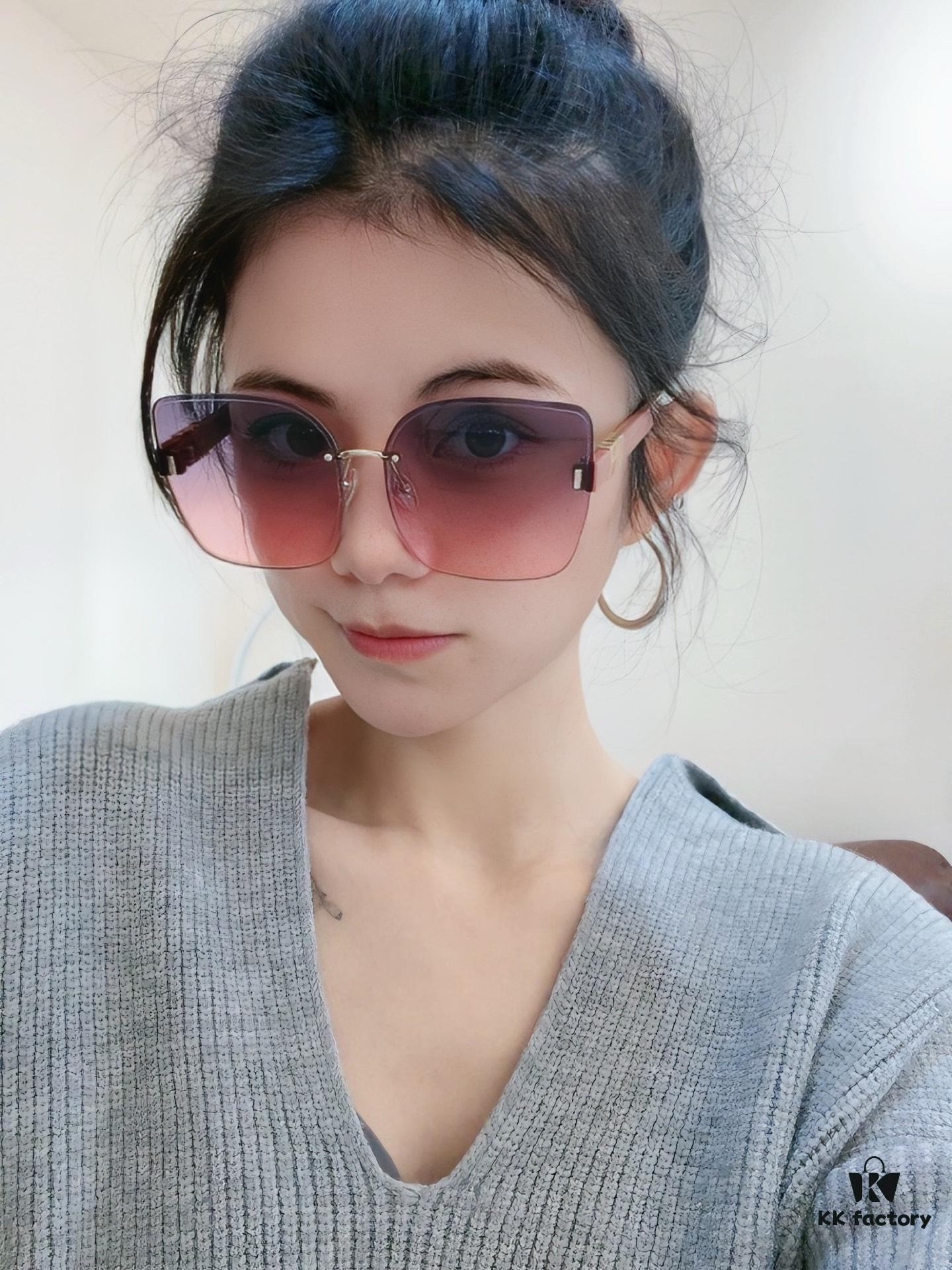 【DIOR】2025 Spring New Arrival Trendy Fashion Square Frame Sunglasses High-Quality Comfortable Wear Unisex Designer Sun Glasses