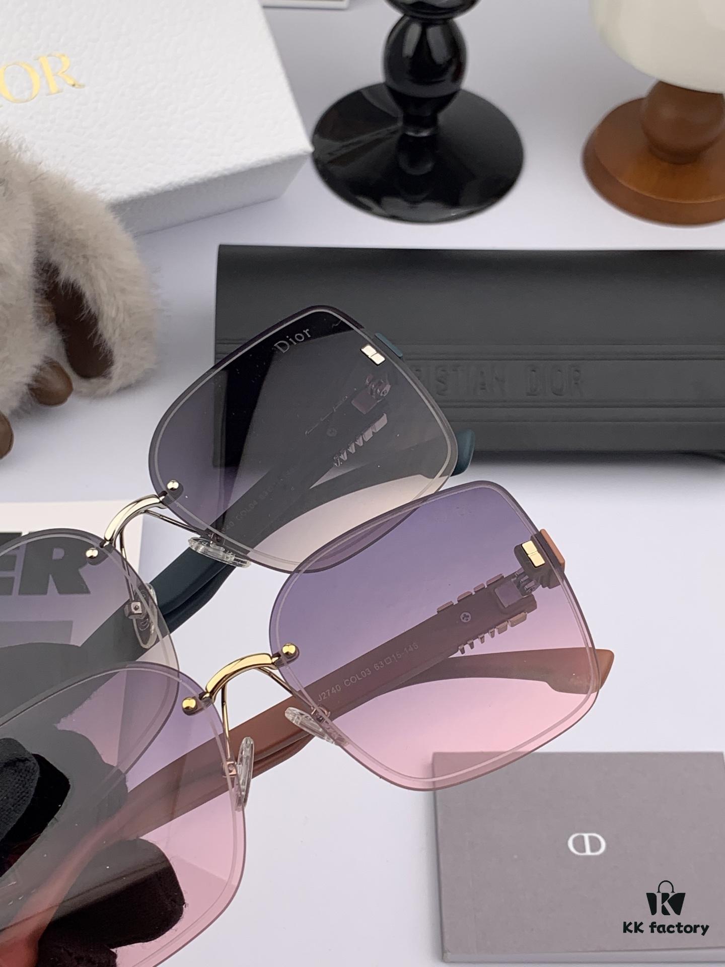 【DIOR】2025 Spring New Arrival Trendy Fashion Square Frame Sunglasses High-Quality Comfortable Wear Unisex Designer Sun Glasses