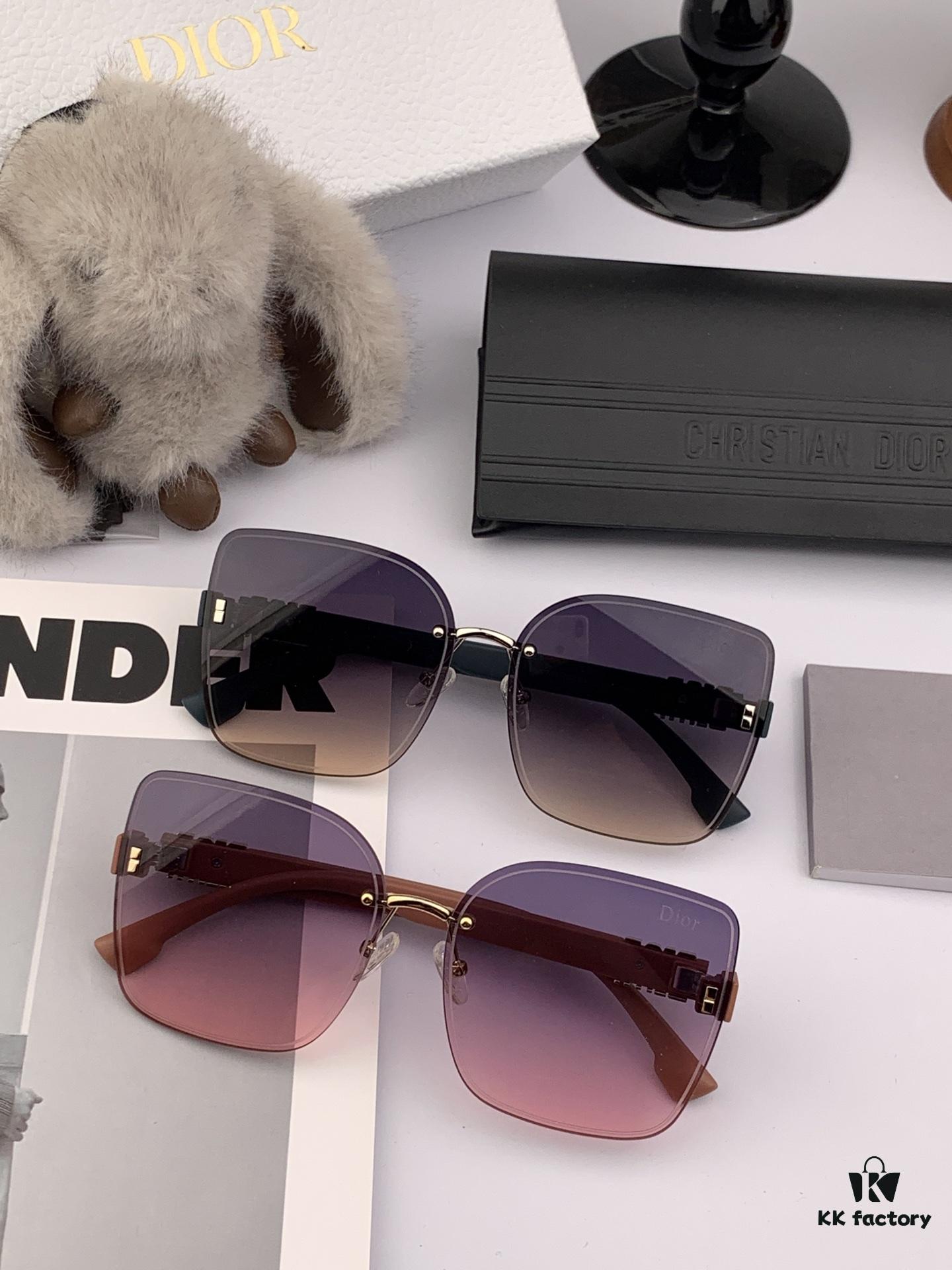 【DIOR】2025 Spring New Arrival Trendy Fashion Square Frame Sunglasses High-Quality Comfortable Wear Unisex Designer Sun Glasses