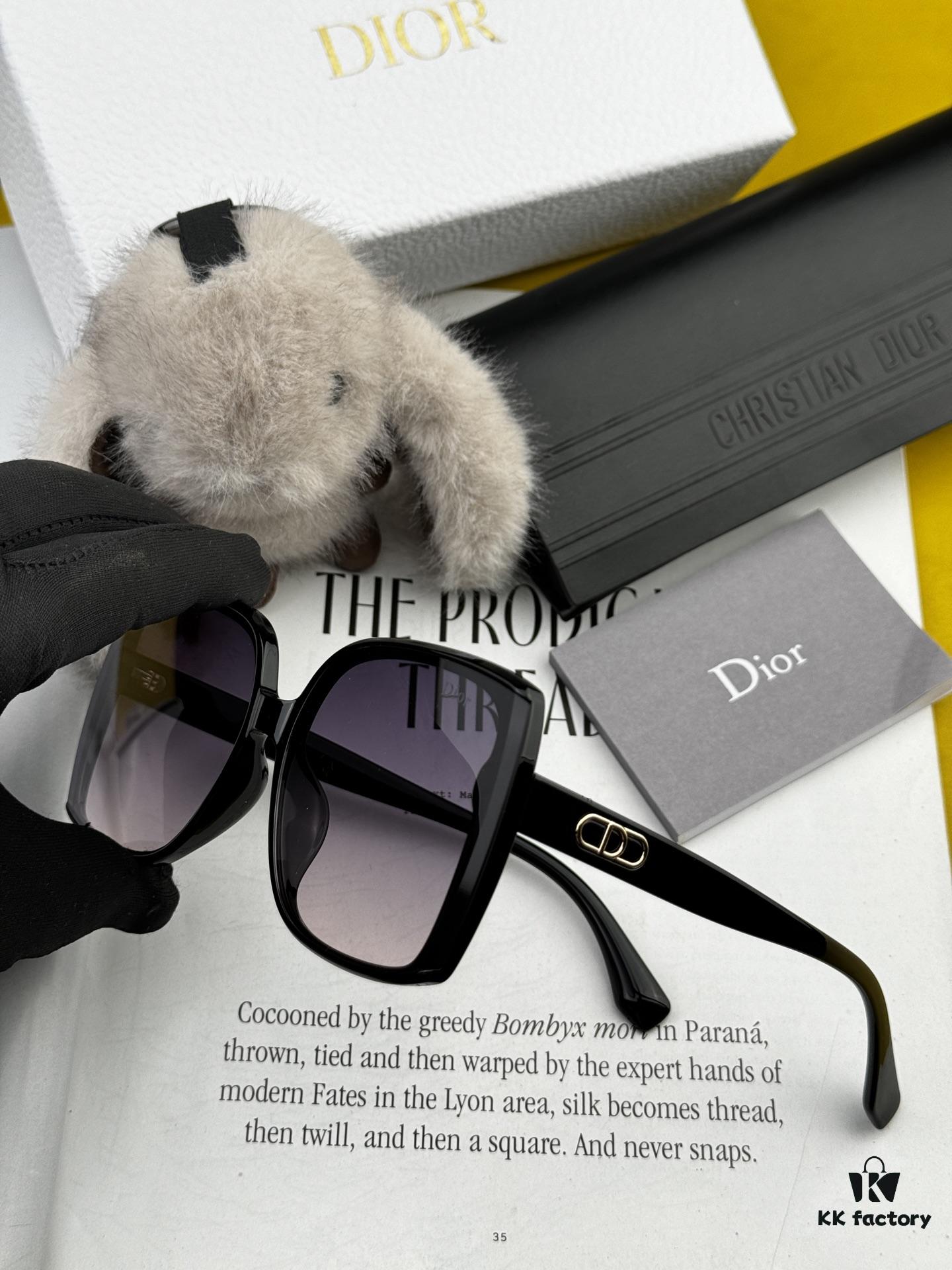 【DIOR】2025 Spring New Arrival Trendy Fashion Rectangular Polarized Sunglasses High-Quality Comfortable Wear TR Frame Women's HD Polarized Sunglasses 🕶️