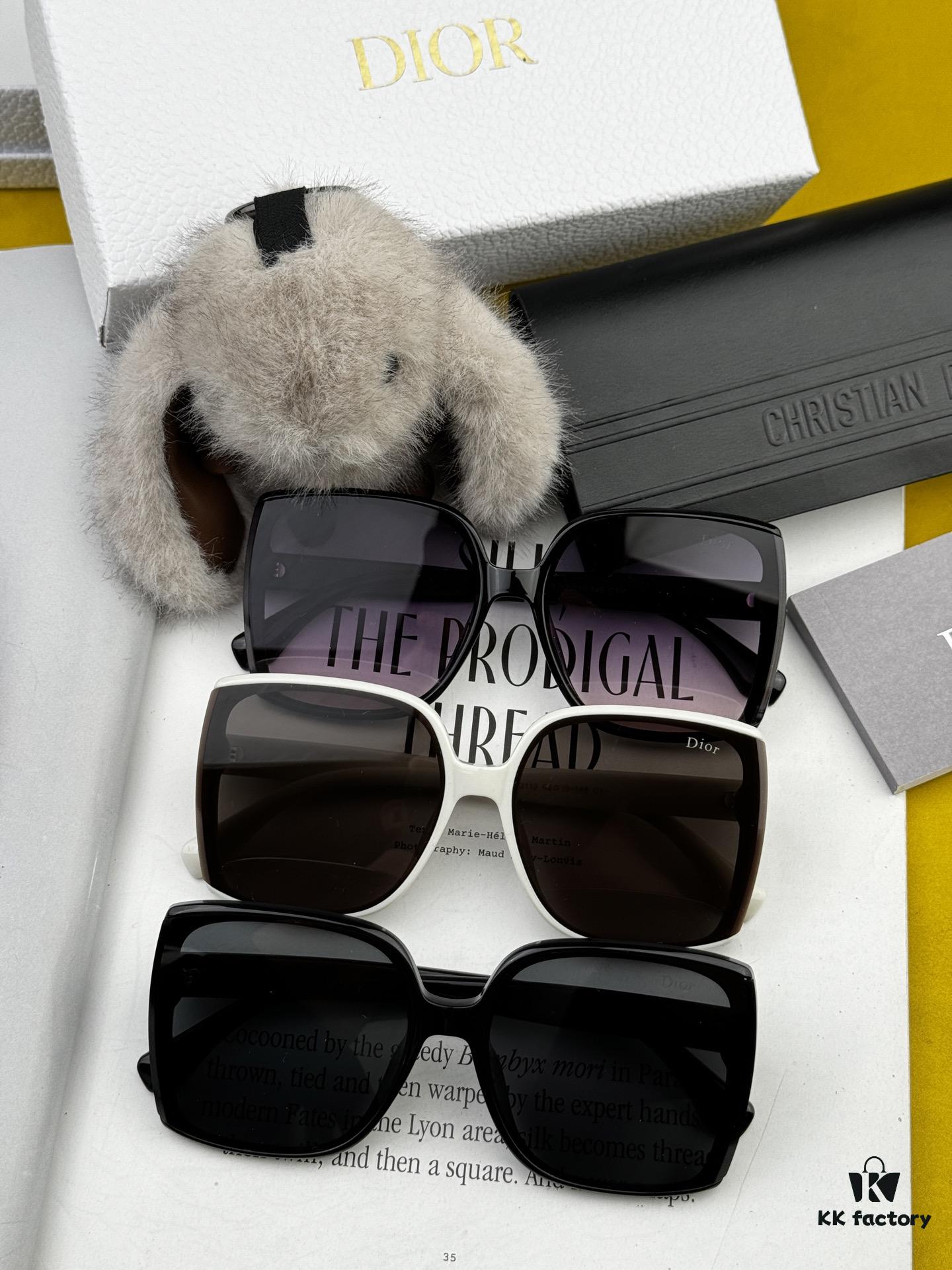 【DIOR】2025 Spring New Arrival Trendy Fashion Rectangular Polarized Sunglasses High-Quality Comfortable Wear TR Frame Women's HD Polarized Sunglasses 🕶️