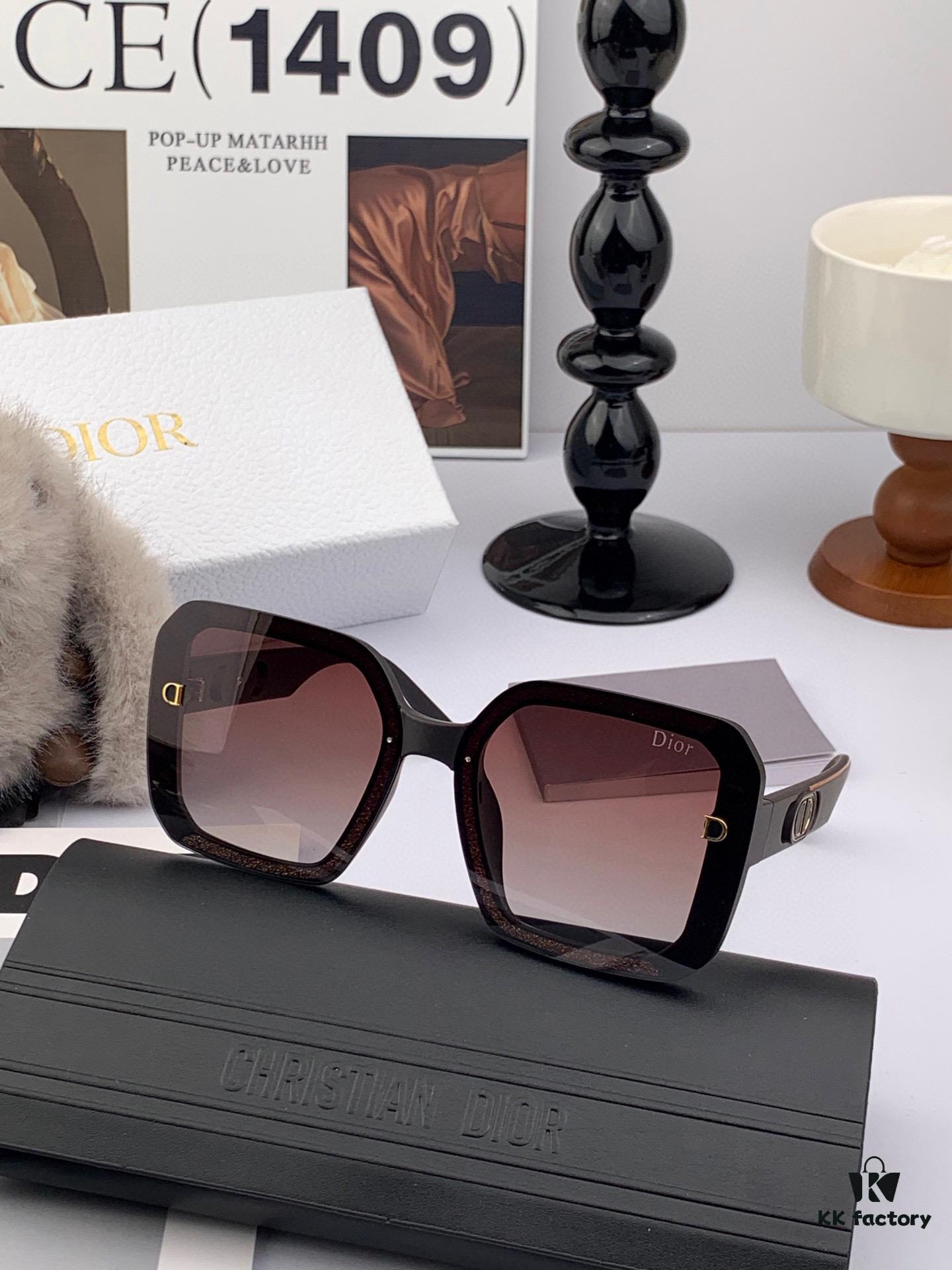 【DIOR】2025 Spring New Arrival Trendy Fashion Square Polarized Sunglasses High Quality Comfortable Fit Influencer Style Sunglasses Model: D4292