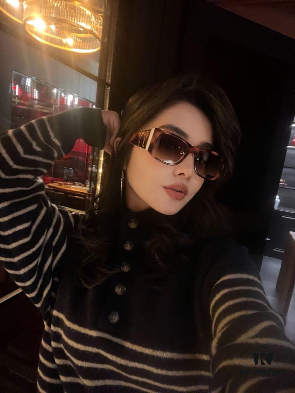 DIOR CD Diamond S10F Sunglasses, Size 54-18-140