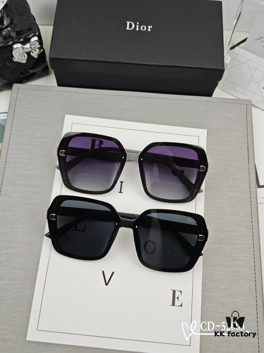 DIOR France TR90 Lightweight Sunglasses with Polarized Lenses, Model 52003