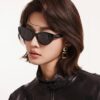 【DIOR - Dior】2025 Spring New Arrival Trendy Fashion Square Polarized Sunglasses High Quality Comfortable Fit Influencer Style Shades Model: D4109 Eyeglasses Sunglasses