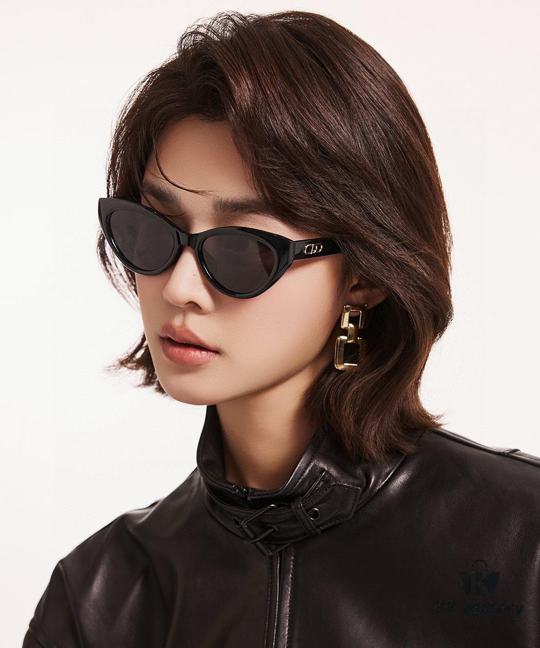【DIOR - Dior】2025 Spring New Arrival Trendy Fashion Square Polarized Sunglasses High Quality Comfortable Fit Influencer Style Shades Model: D4109 Eyeglasses Sunglasses