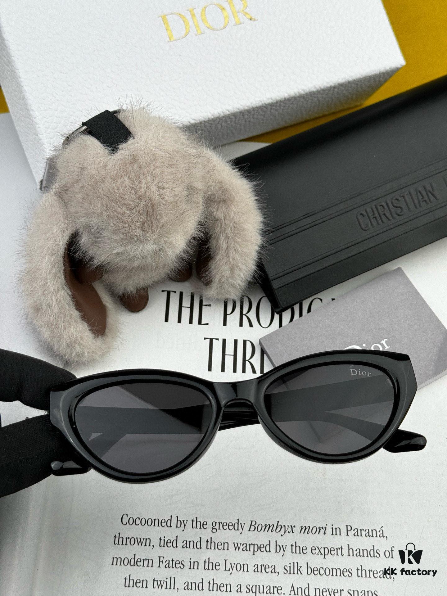 【DIOR - Dior】2025 Spring New Arrival Trendy Fashion Square Polarized Sunglasses High Quality Comfortable Fit Influencer Style Shades Model: D4109 Eyeglasses Sunglasses